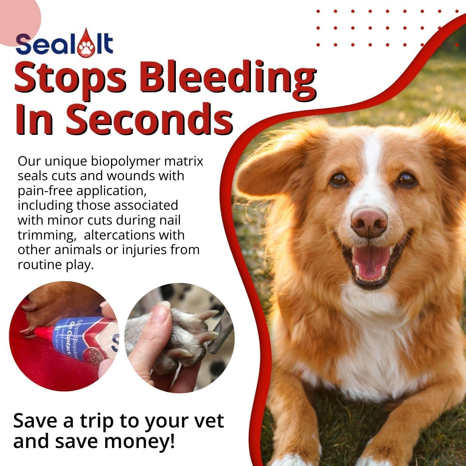 Gel para Heridas de Perro Seal It 15ml - Cuidado Rápido