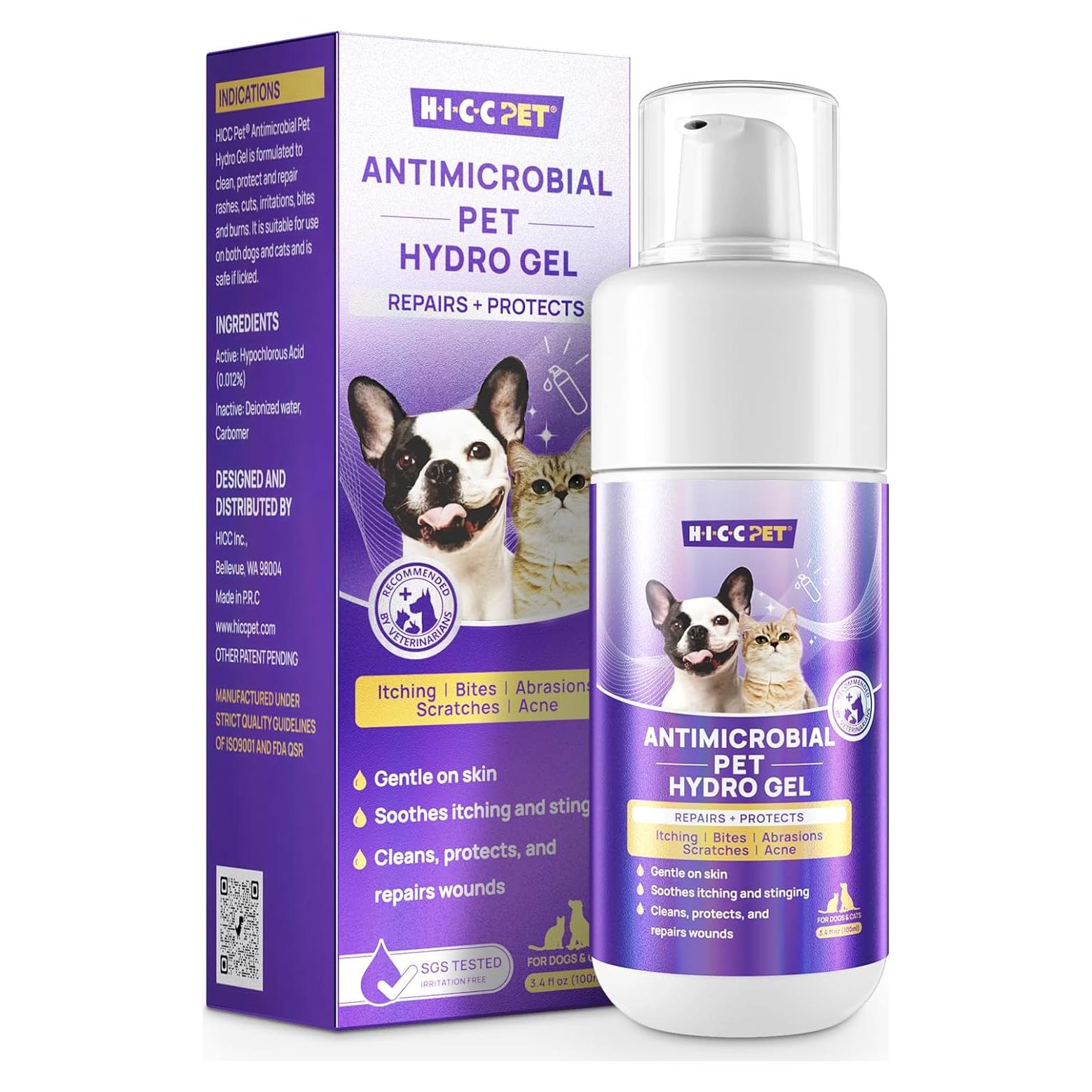HICC PET Gel Hidro para Heridas de Mascotas 96 g