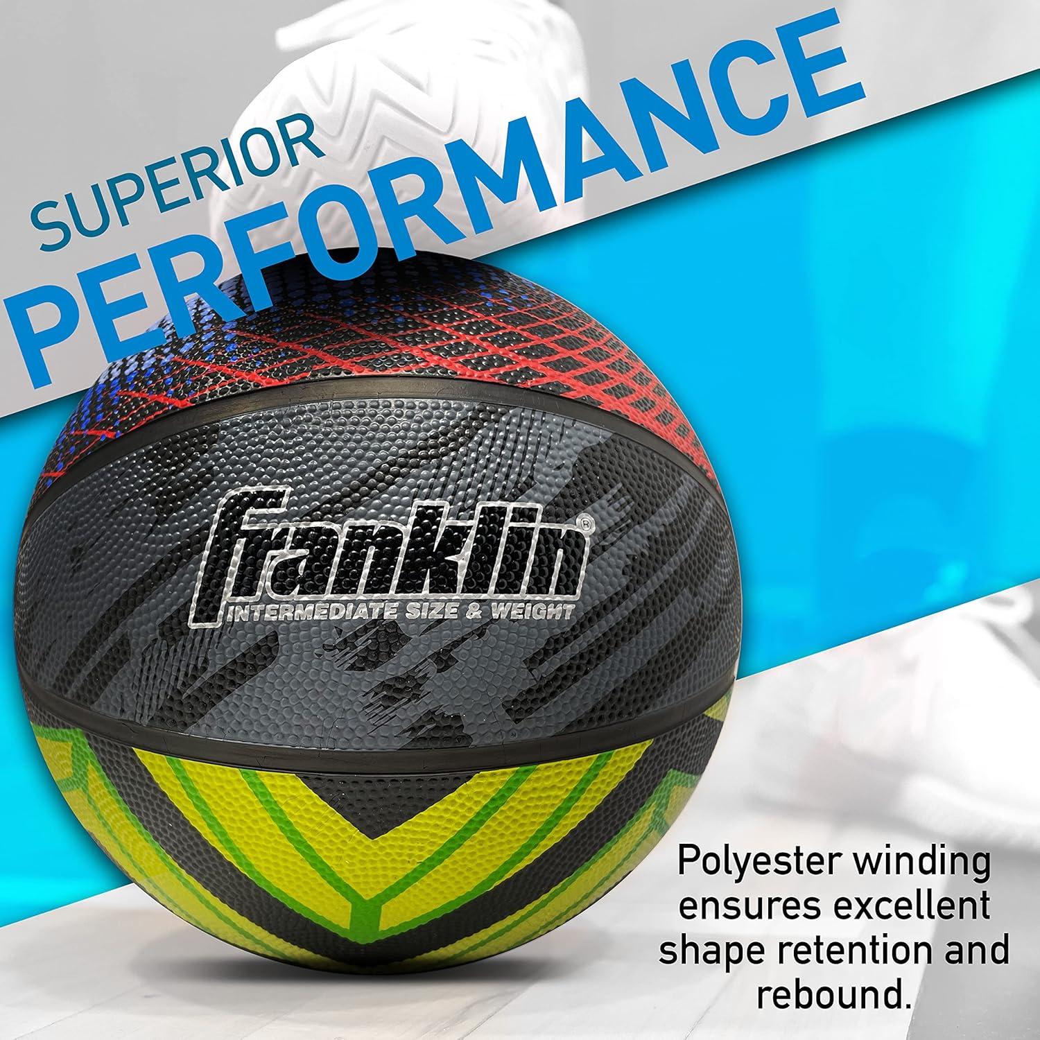 Balón de Baloncesto Franklin Sports Mystic 28.5" Goma + Bomba