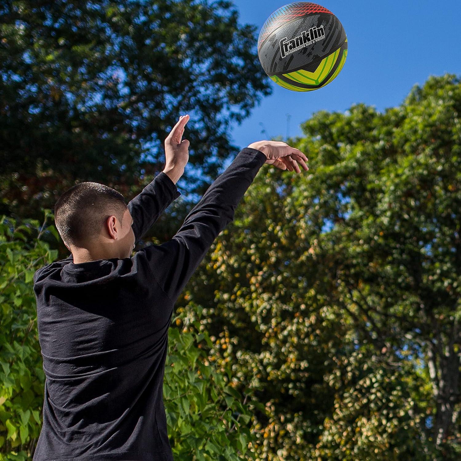 Balón de Baloncesto Franklin Sports Mystic 28.5" Goma + Bomba