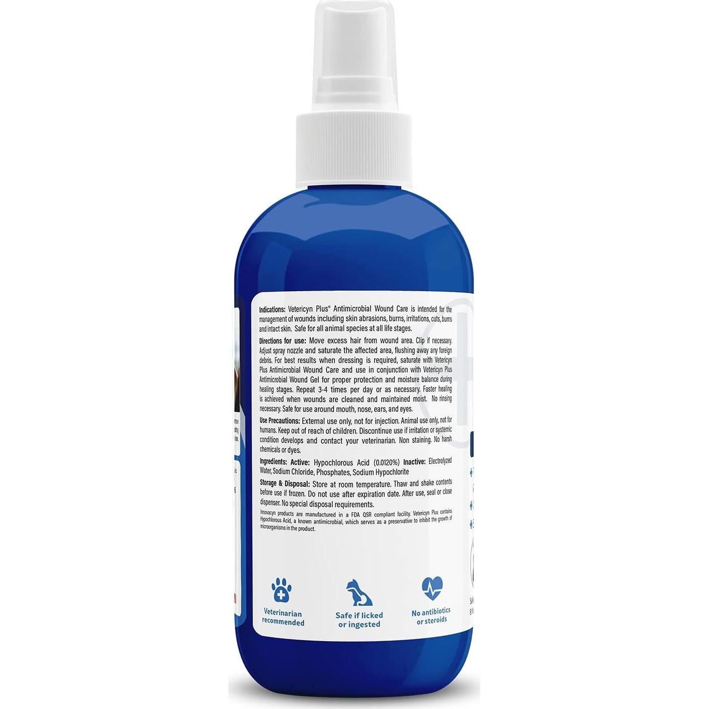 Vetericyn Plus Spray Cuidado Heridas Perros 226g