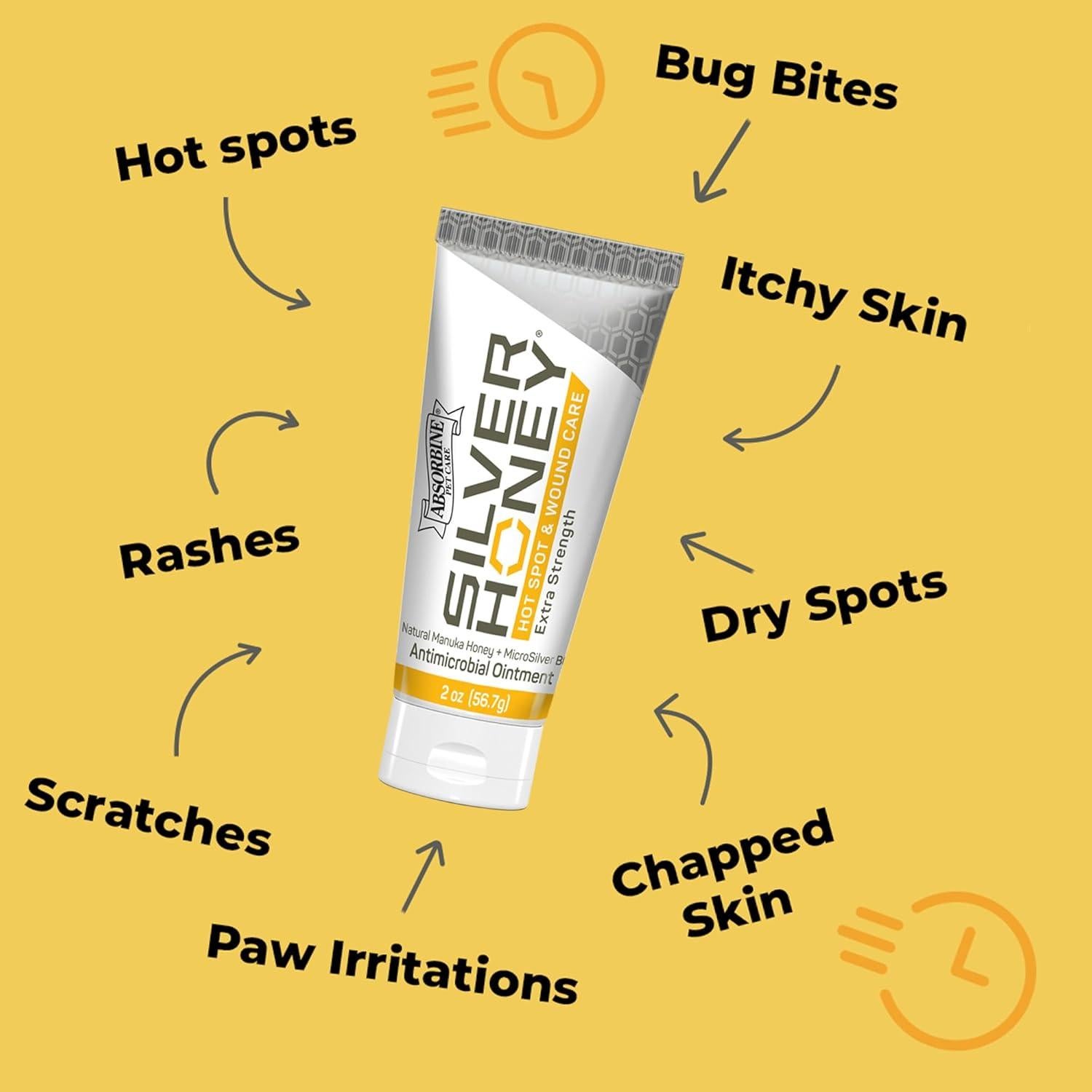 Ungüento Absorbine Silver Honey 56g Cuidado Heridas Mascotas