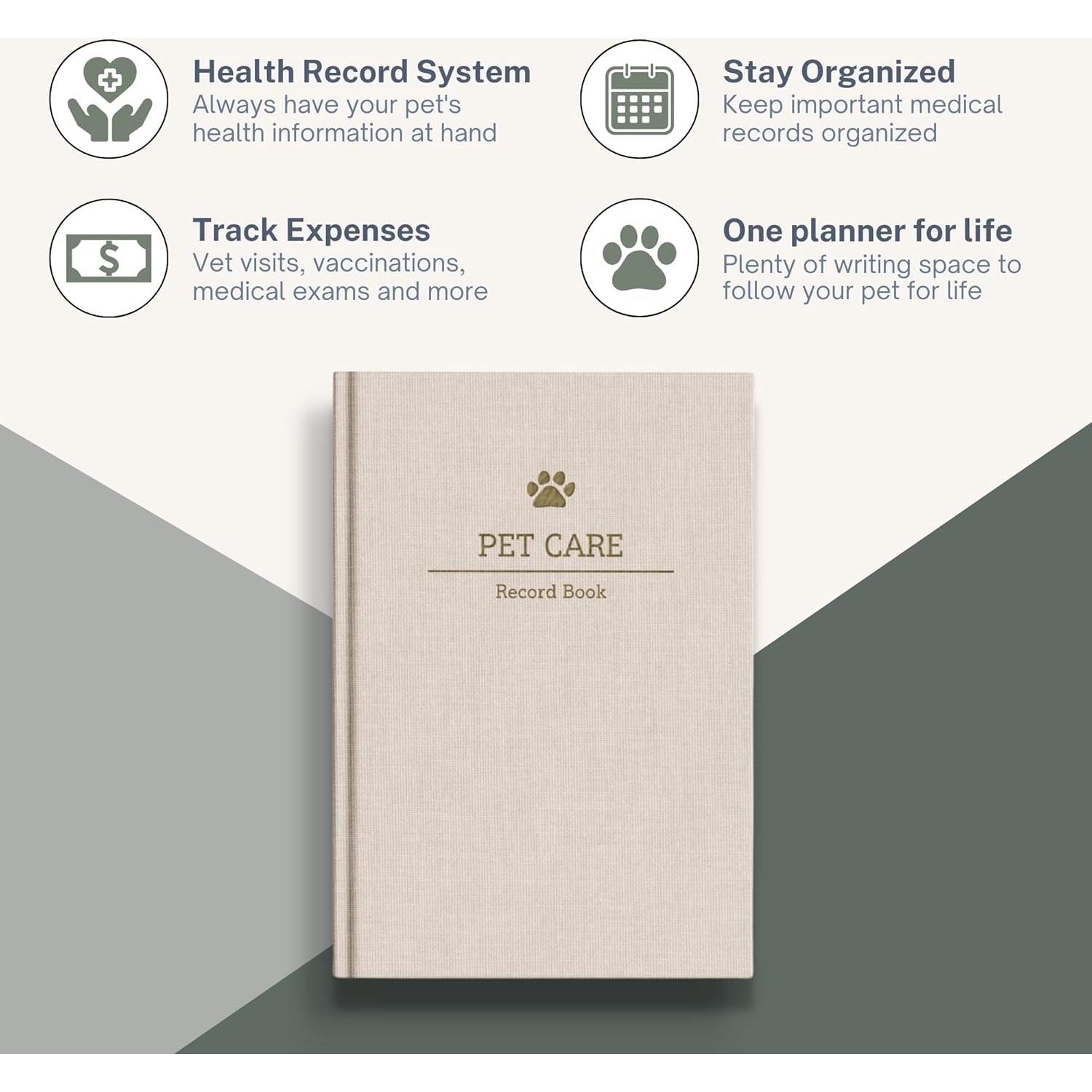 Libro de Registro de Cuidado de Mascotas New Woof A5