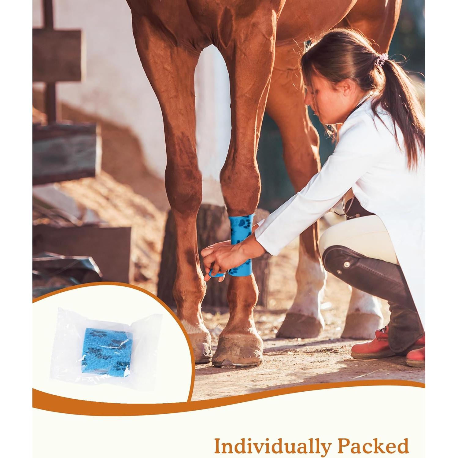 Venda Autoadhesiva Veterinaria FriPuP 5,08 cm 8 Rollos Colores