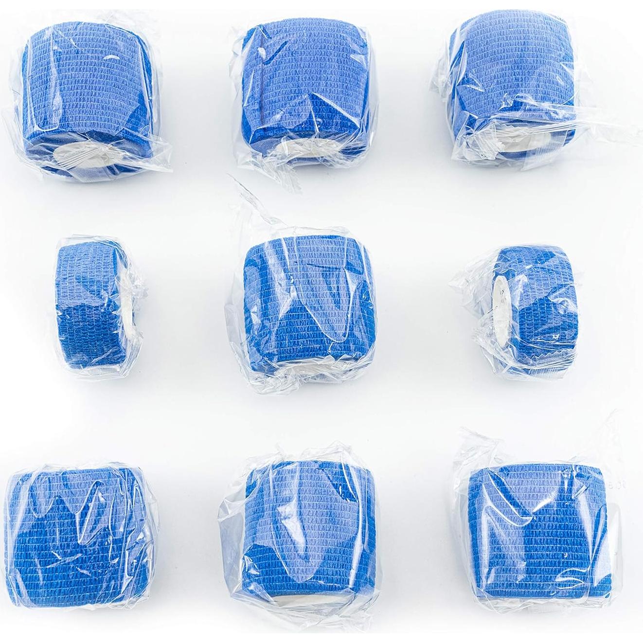 9 Rollos de Cinta Adhesiva FRESINIDER para Lesiones Azul