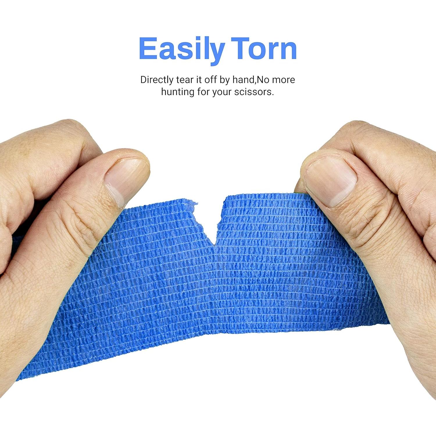 9 Rollos de Cinta Adhesiva FRESINIDER para Lesiones Azul