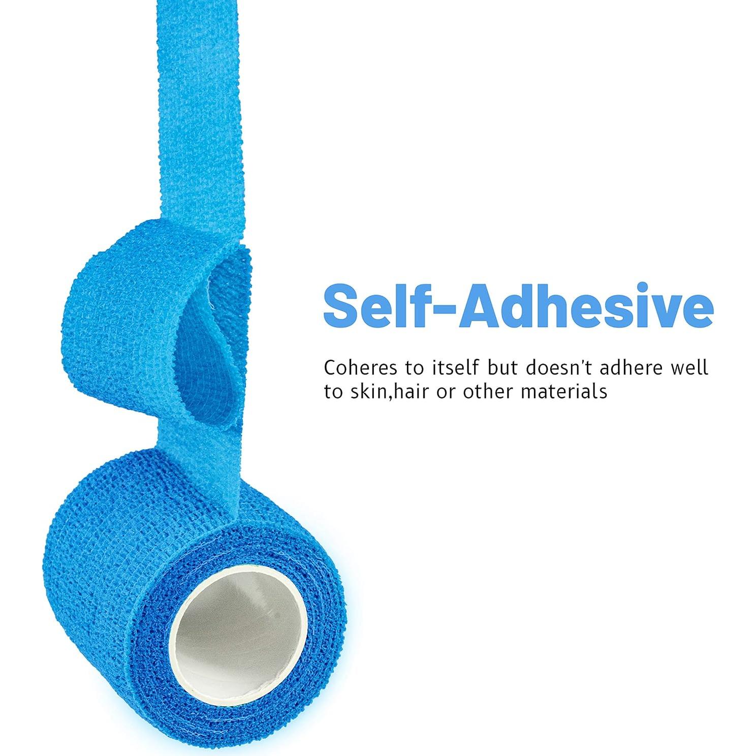 9 Rollos de Cinta Adhesiva FRESINIDER para Lesiones Azul