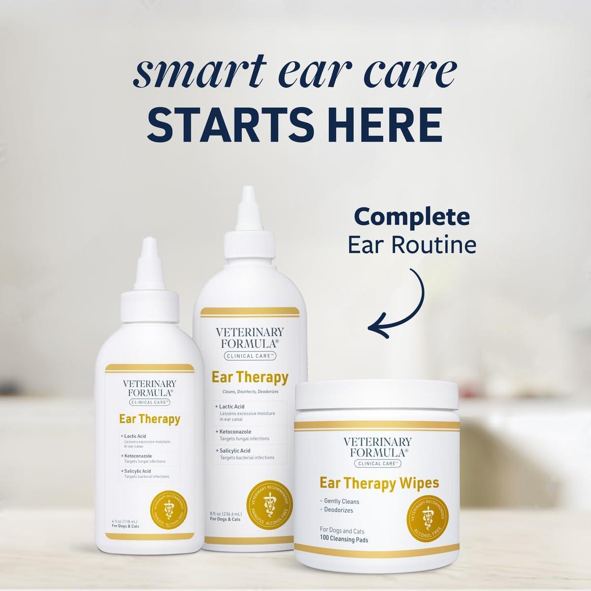 Toallitas de Terapia para Oídos Veterinary Formula 100ct