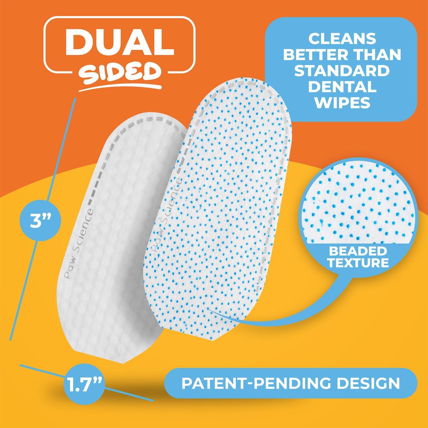 Toallitas Dentales Paw Science para Perros y Gatos - 240 g