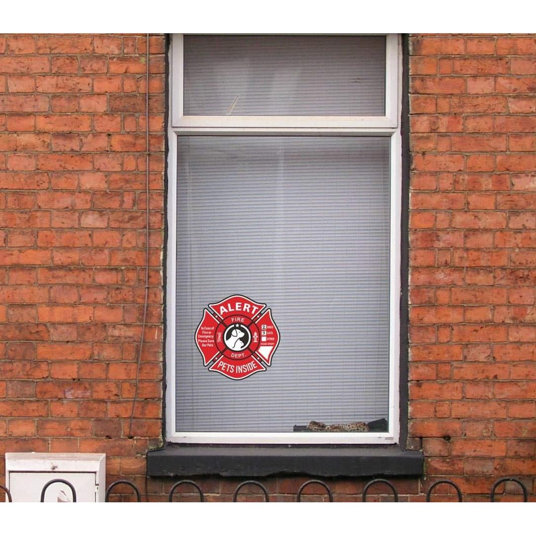 Calcomanías de Alerta para Mascotas WINGKIND - Kit de 6