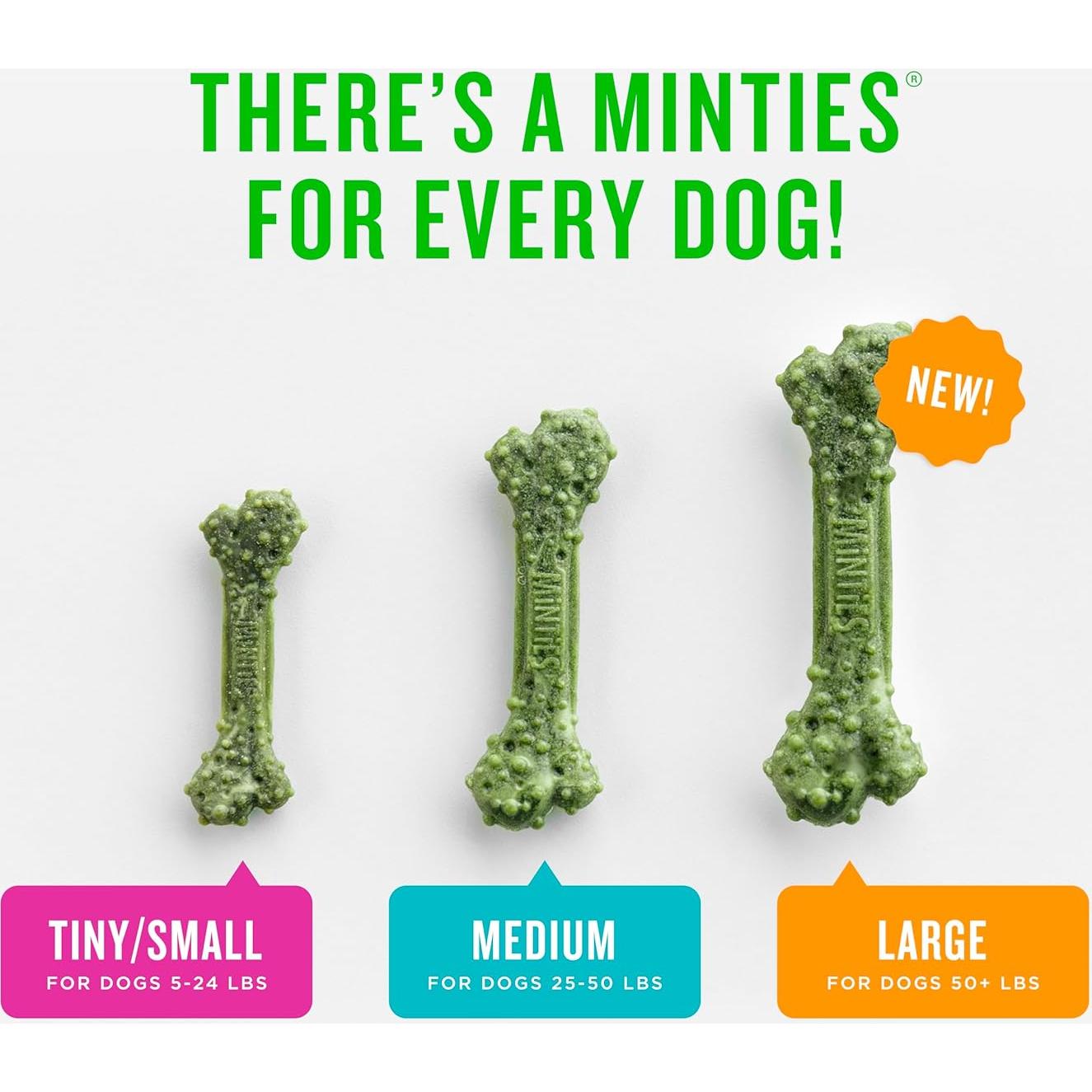 Minties Masticables Dentales para Perros Pequeños 0,45 kg