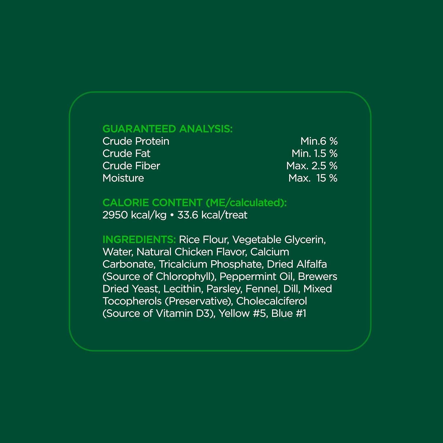 Minties Masticables Dentales para Perros Pequeños 0,45 kg