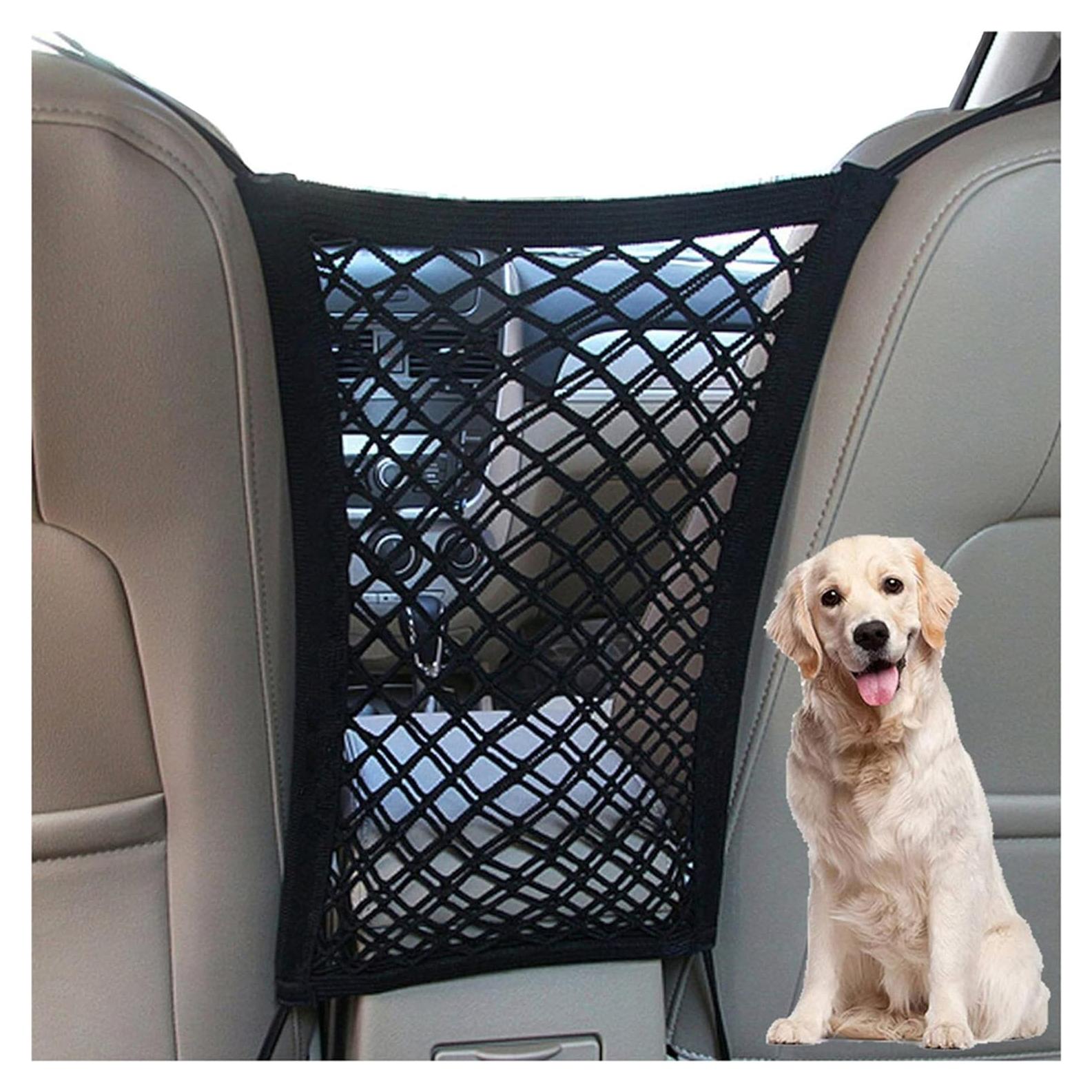 Barrera de Coche para Perros DYKESON con Organizador Malla