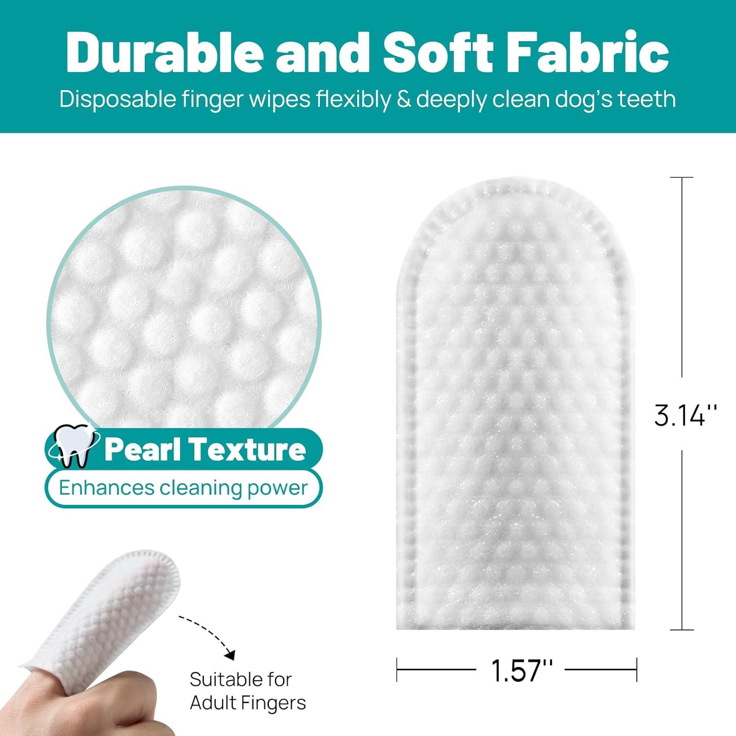 Toallitas Dentales para Perros SmileDenX 50 PCS Sin Fragancia