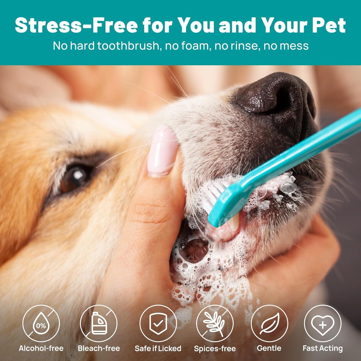 Toallitas Dentales para Perros SmileDenX 50 PCS Sin Fragancia