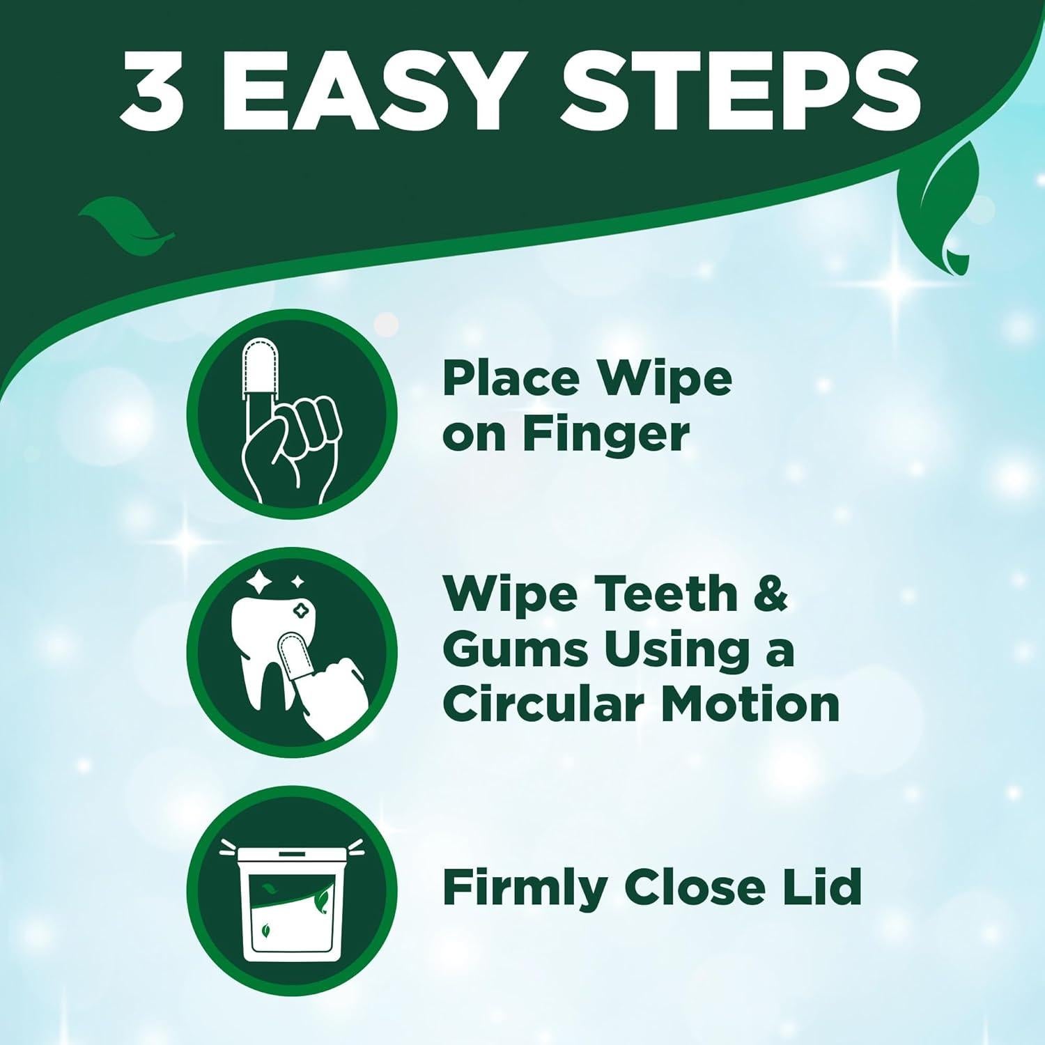 Toallitas Dentales Vet's Best para Perros y Gatos 50 Unidades