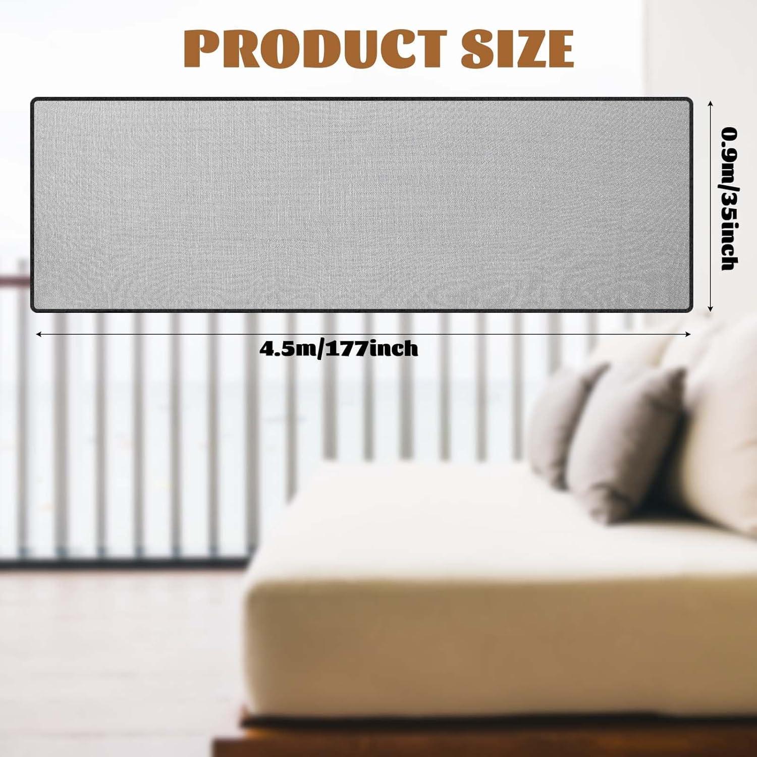 Red de Seguridad para Balcón Hosuly 4,5 x 0,9 m Negra