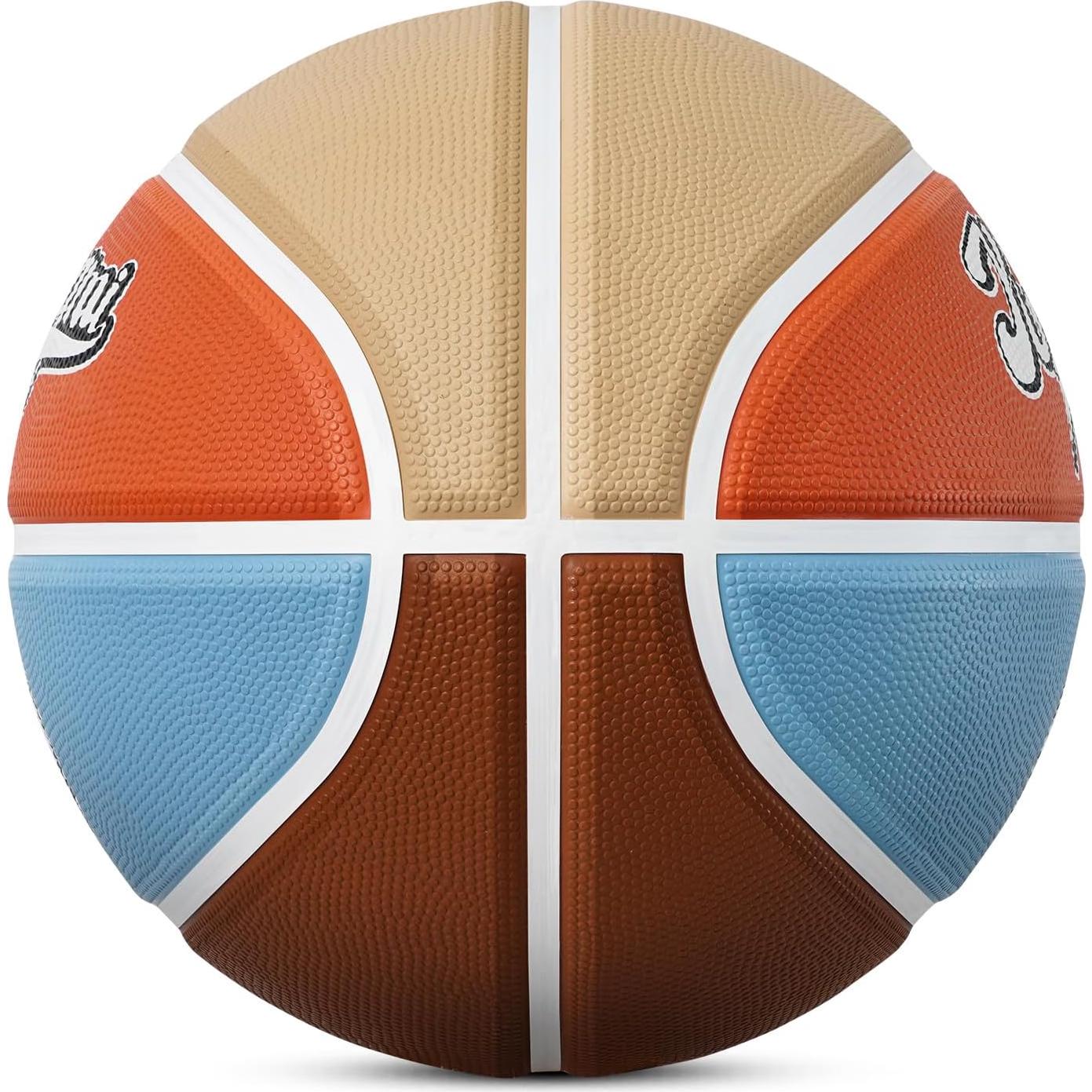 Balón de Baloncesto Kuangmi Vintage 74.93 cm Azul/Naranja