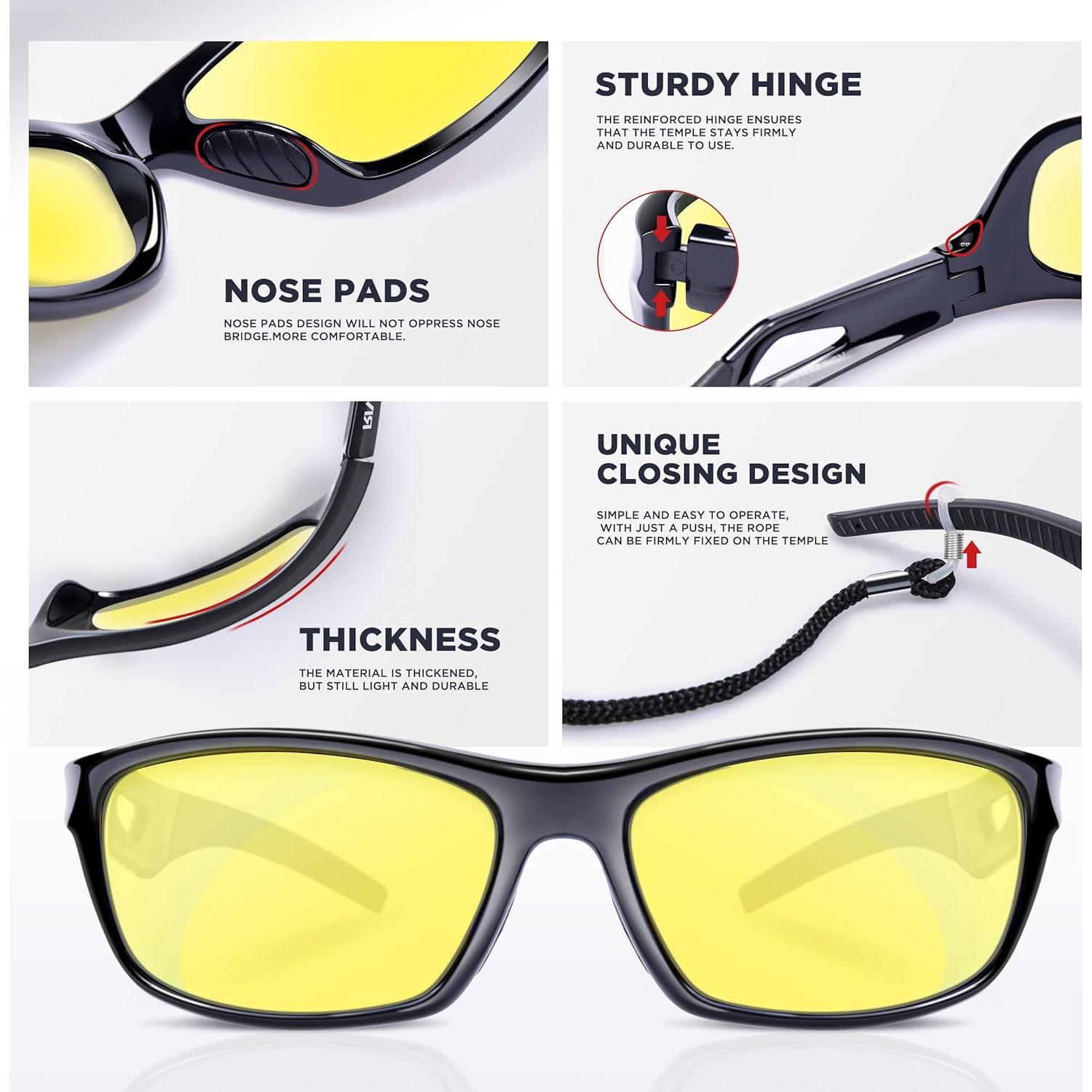 Gafas de sol deportivas RIVBOS RB831 polarizadas UV400