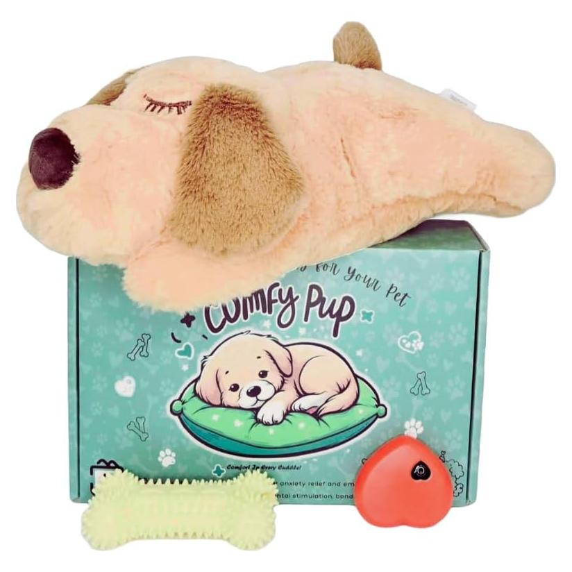 Juguete Calmante para Cachorros ComfyPup con Latido y Masticable