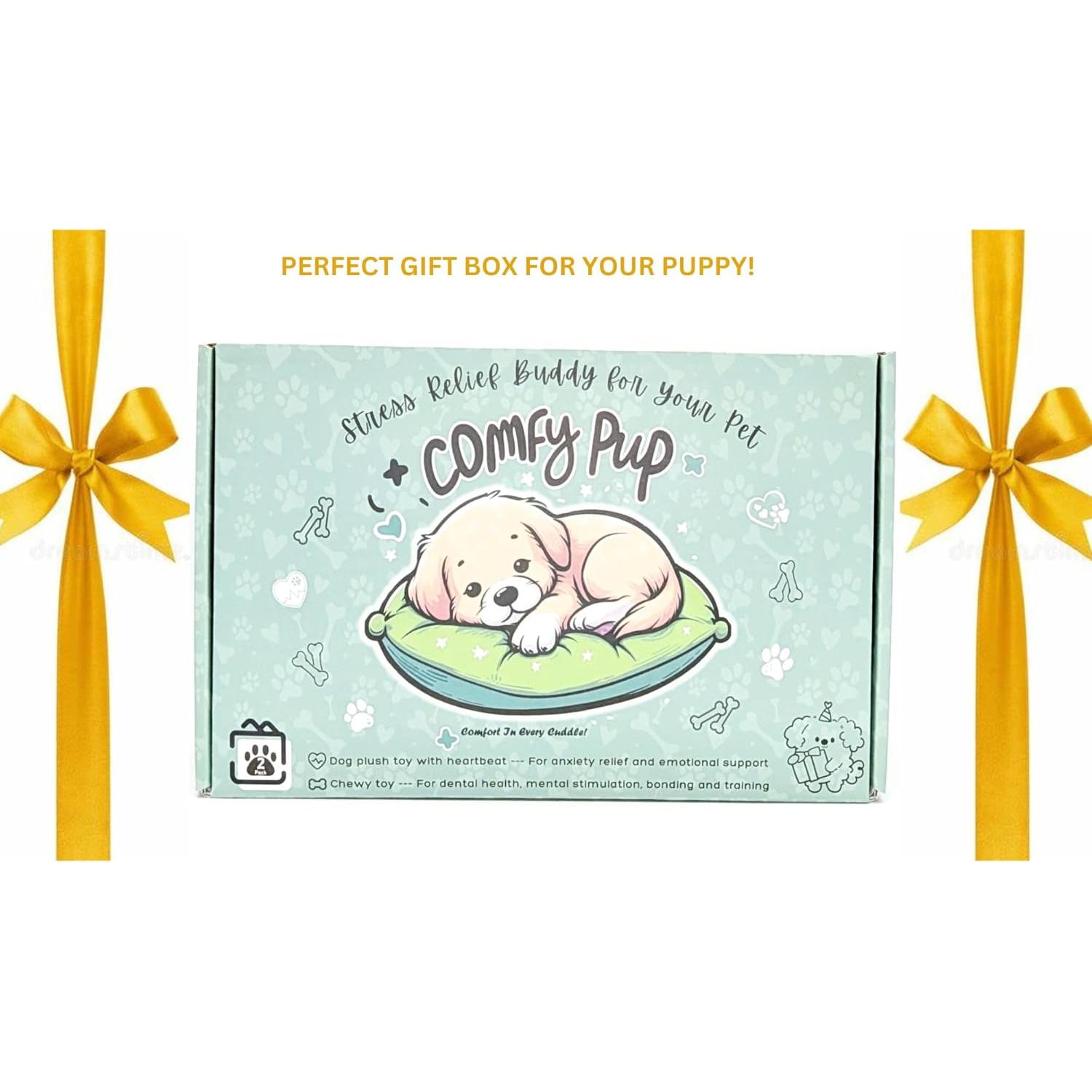 Juguete Calmante para Cachorros ComfyPup con Latido y Masticable