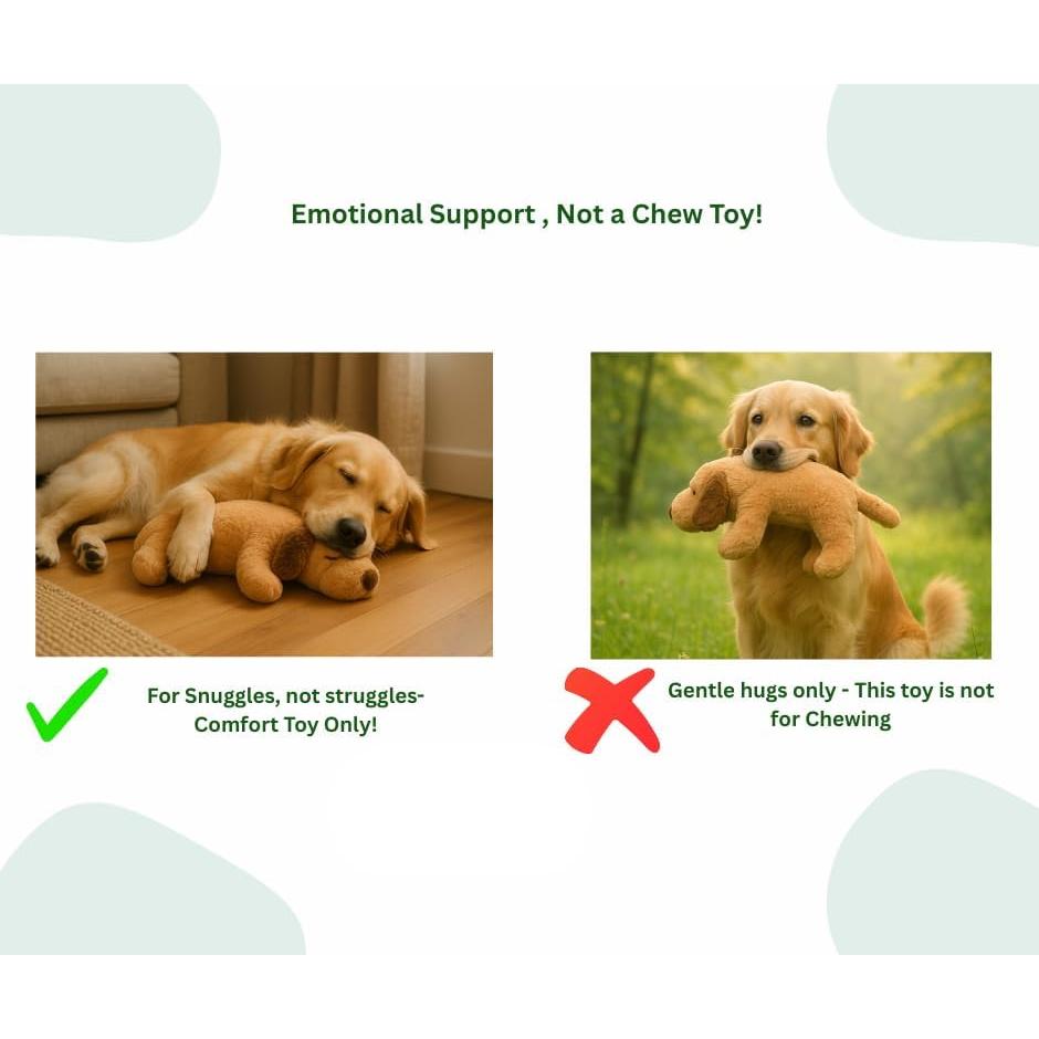 Juguete Calmante para Cachorros ComfyPup con Latido y Masticable