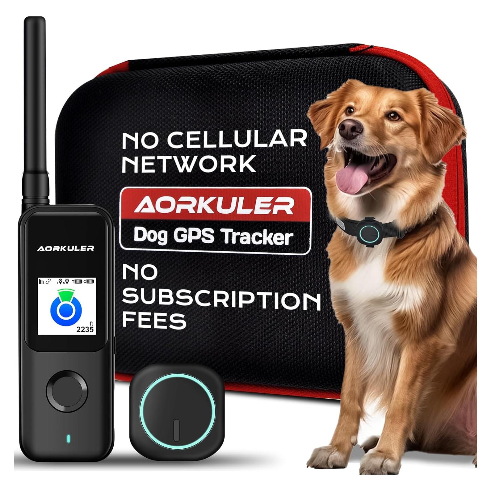 Rastreador GPS para perros Aorkuler 2024, IP67, 5.63 km