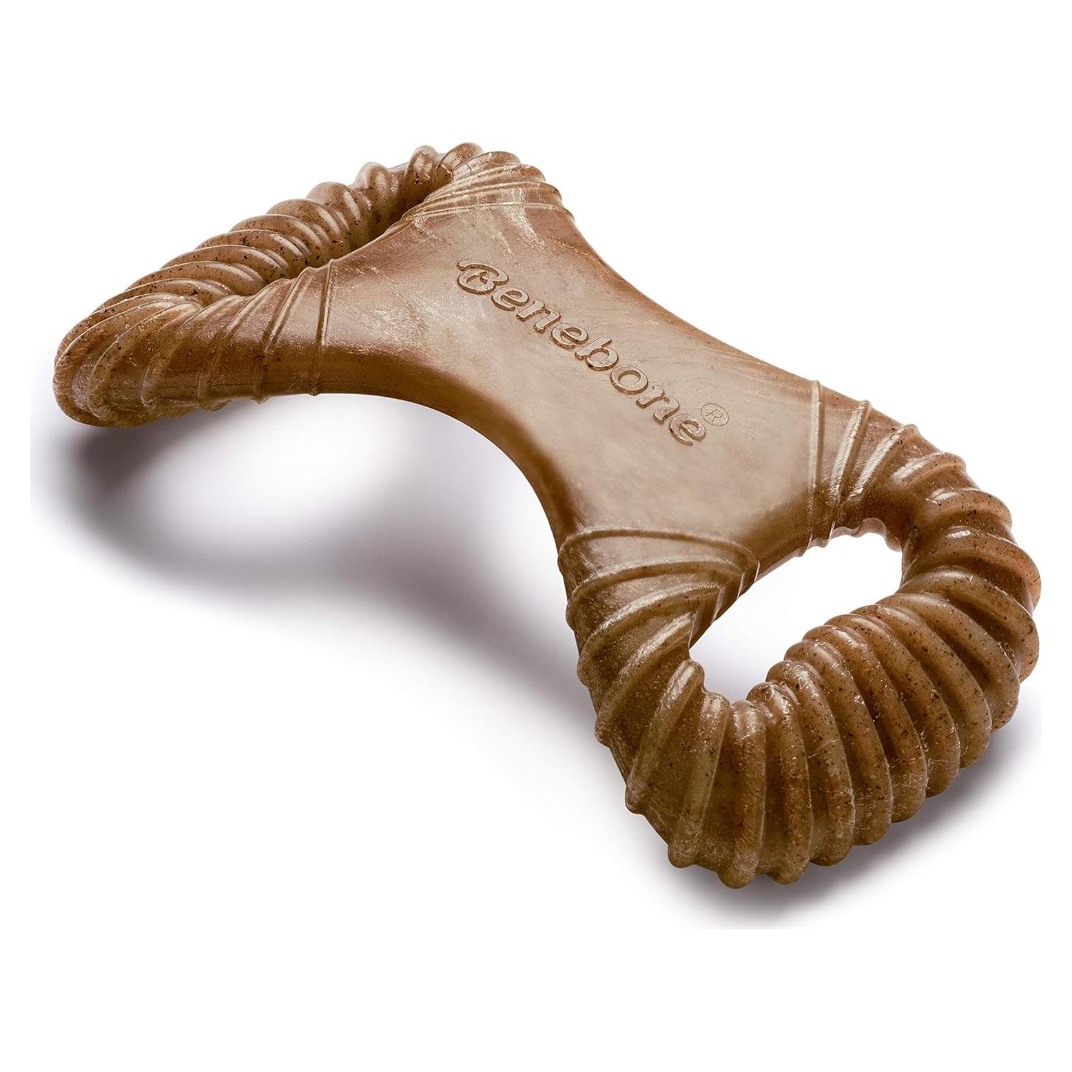 Benebone Juguete Masticable Dental Mediano con Tocino Real