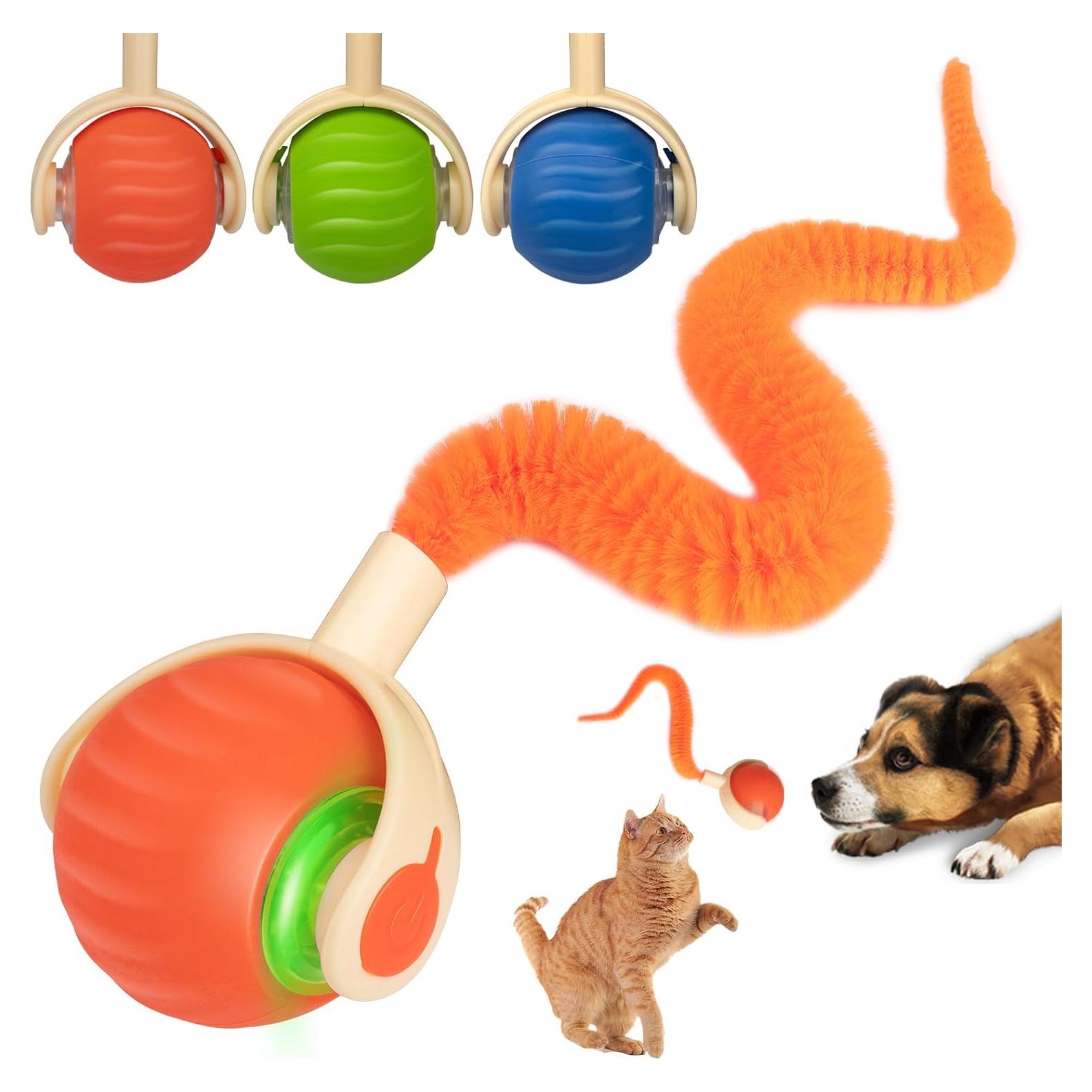 Bola Interactiva para Gatos y Perros ACITMLLC Naranja