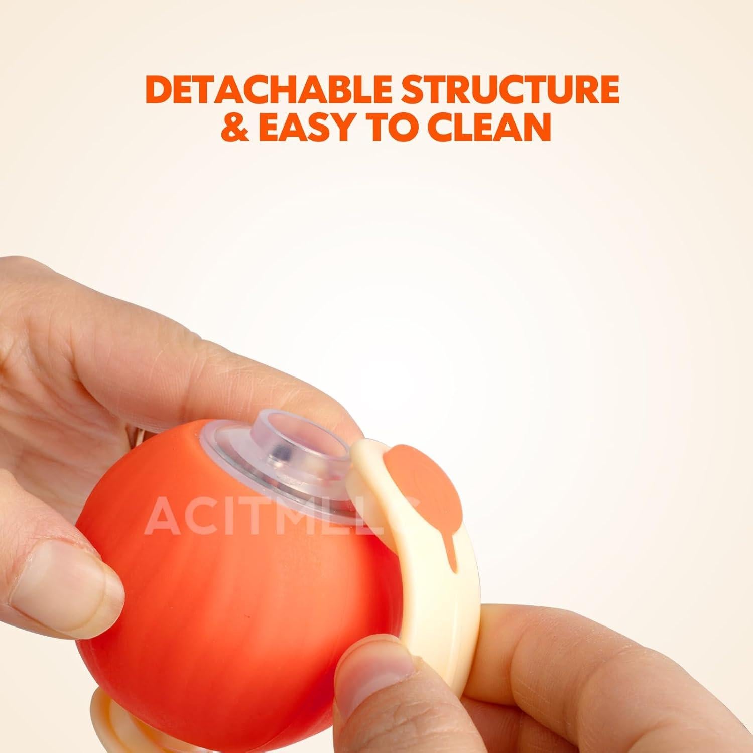 Bola Interactiva para Gatos y Perros ACITMLLC Naranja