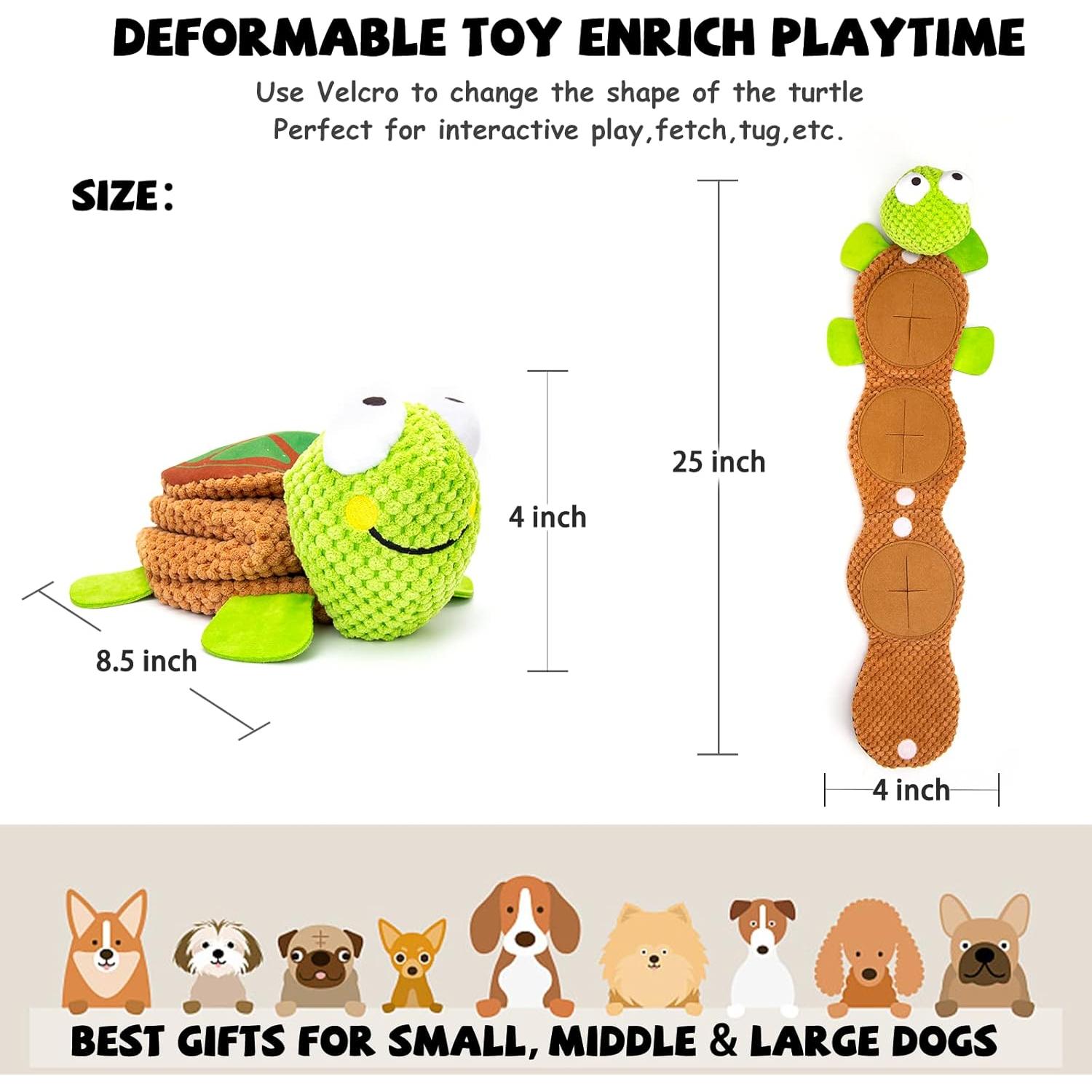 Juguete Rompecabezas para Perros Lilfrd Tortuga 10 cm