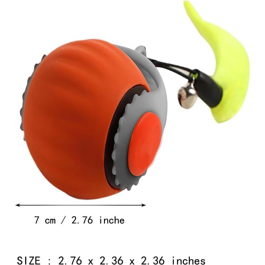 Pelotas de Juguete Automáticas para Gatos FTUHUJ Naranja y Azul