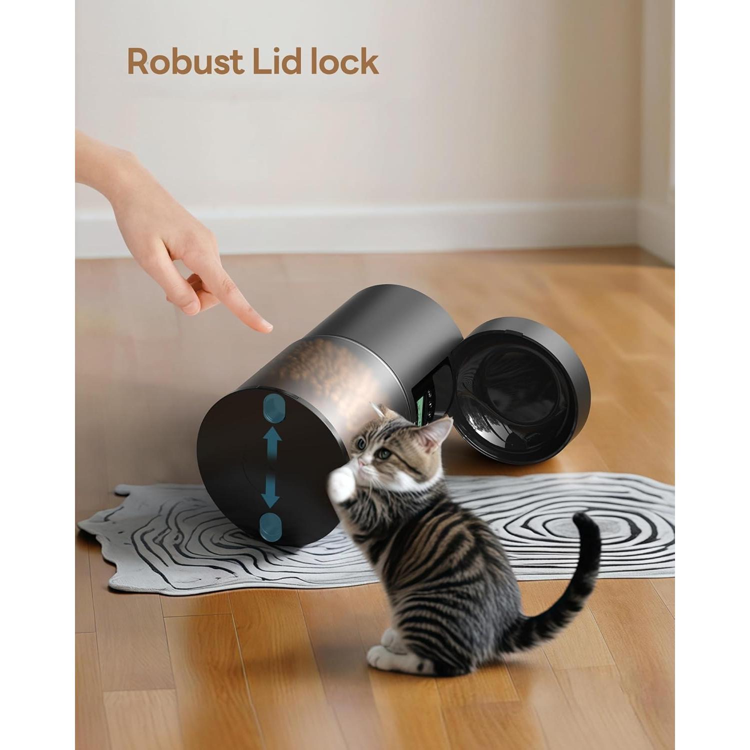 Dispensador Automático de Comida POOEKEN 4L para Gatos