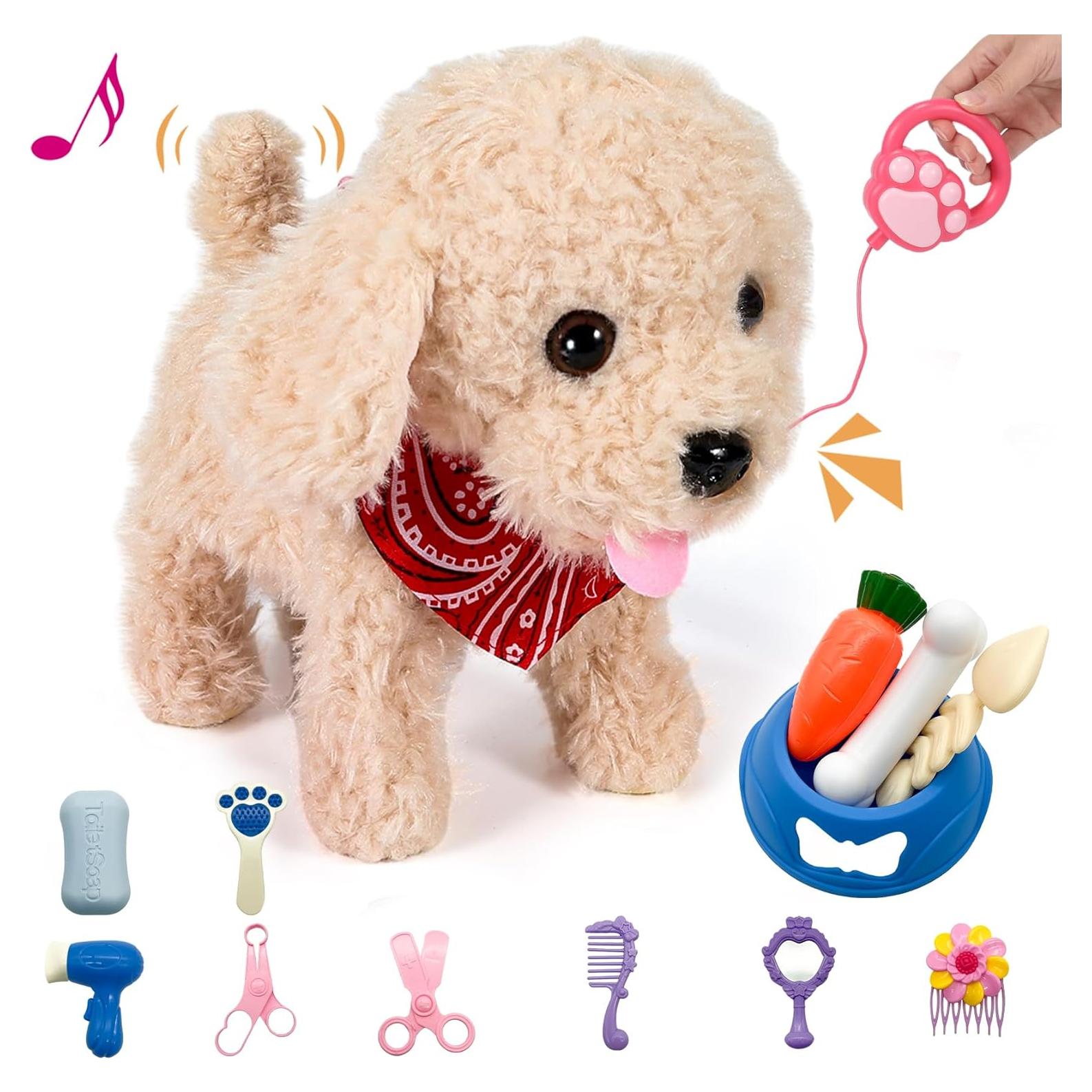 Perro Robot Interactivo GOBRILLFUN con Control Remoto 23cm