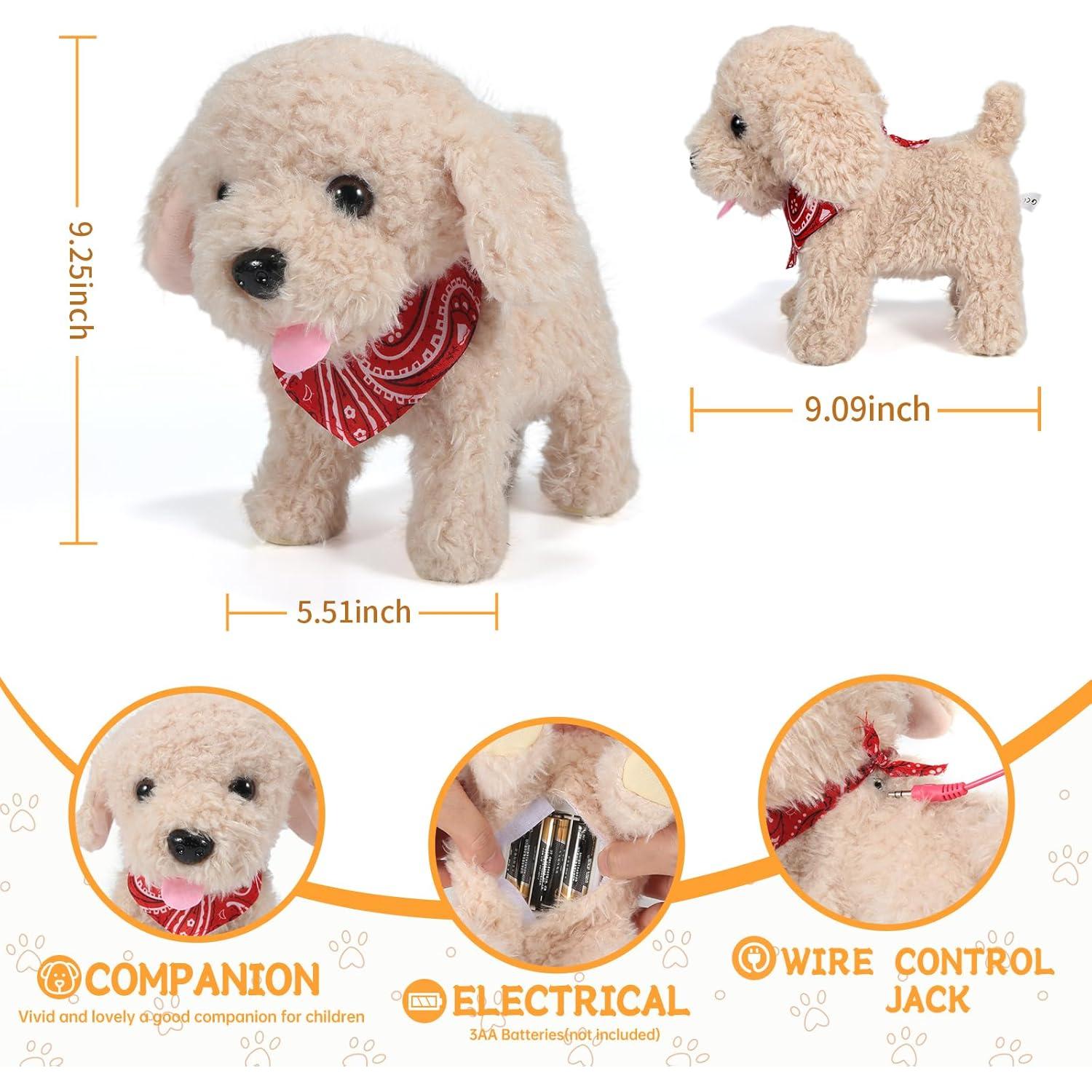 Perro Robot Interactivo GOBRILLFUN con Control Remoto 23cm