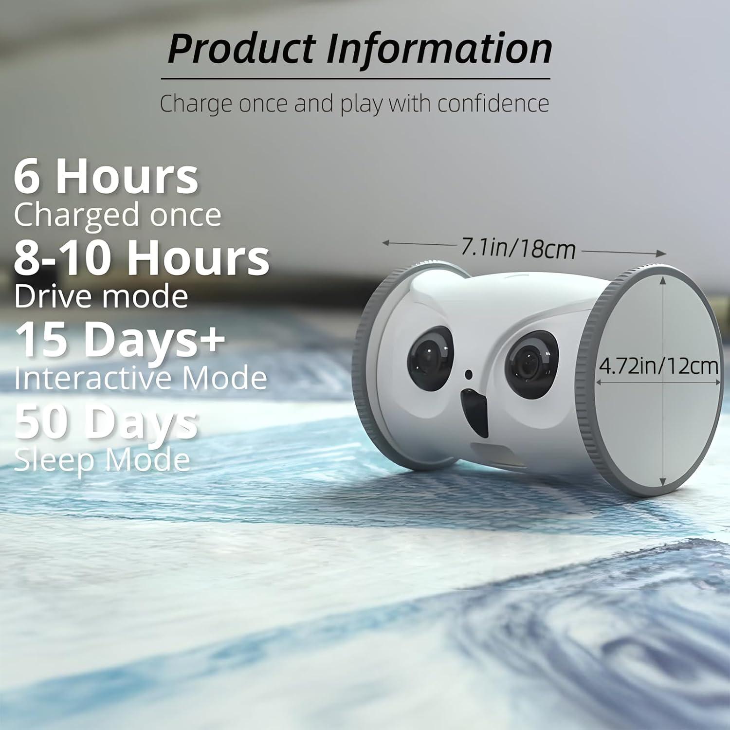 Robot Búho SKYMEE 1080P Full HD con Dispensador de Golosinas