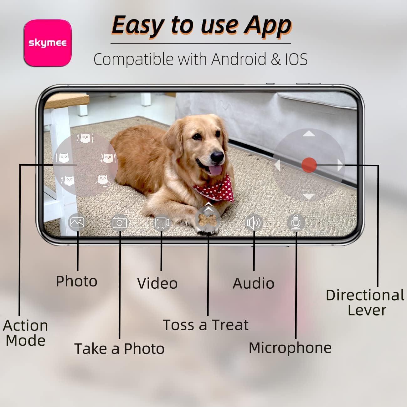 Robot Búho SKYMEE 1080P Full HD con Dispensador de Golosinas