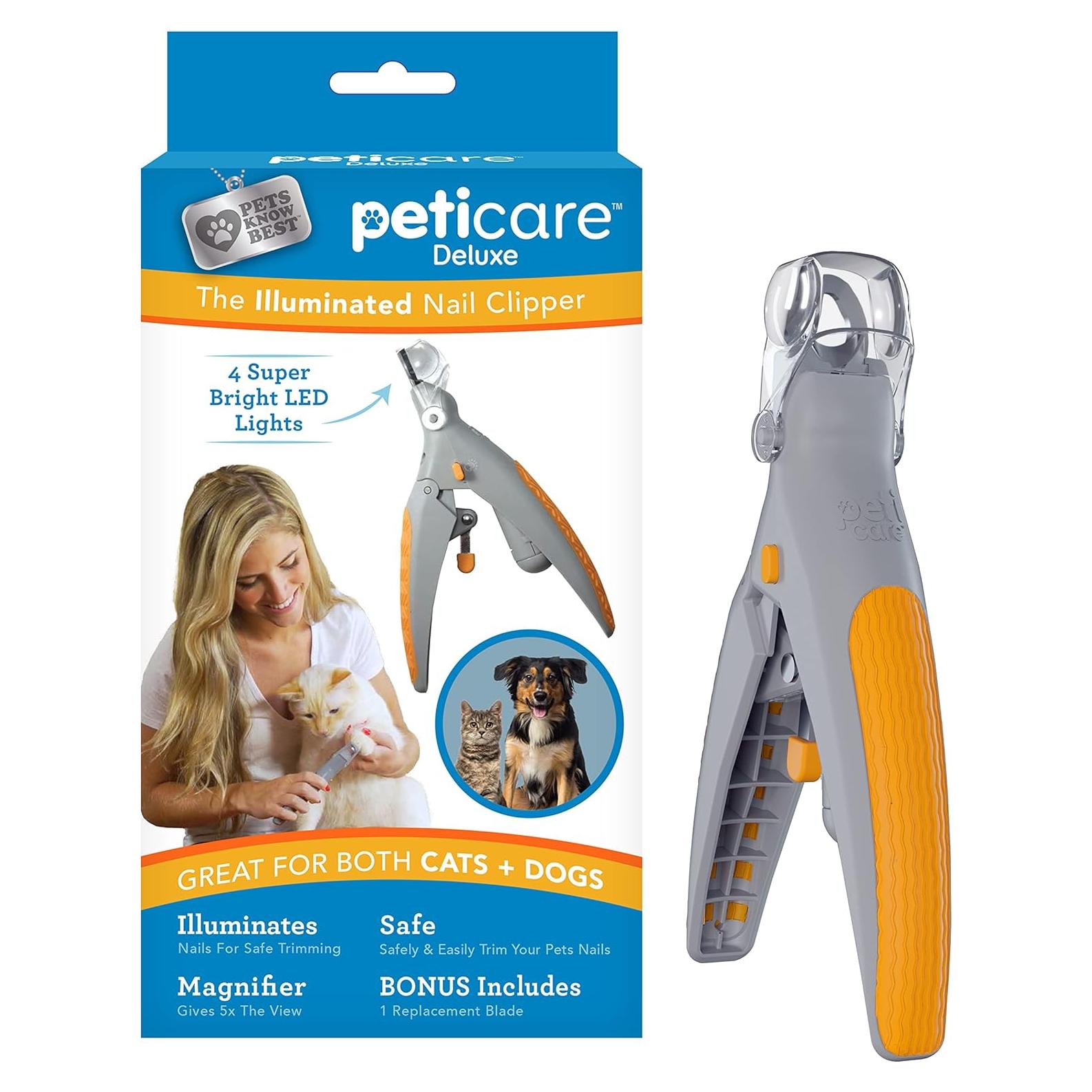 Cortador de Uñas LED PetiCare Allstar - Para Gatos y Perros