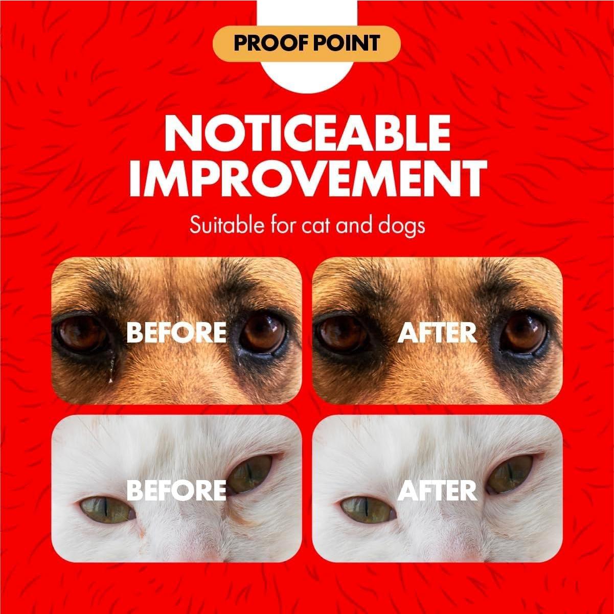 Toallitas Oculares Miracle Care para Perros y Gatos 90 Unidades