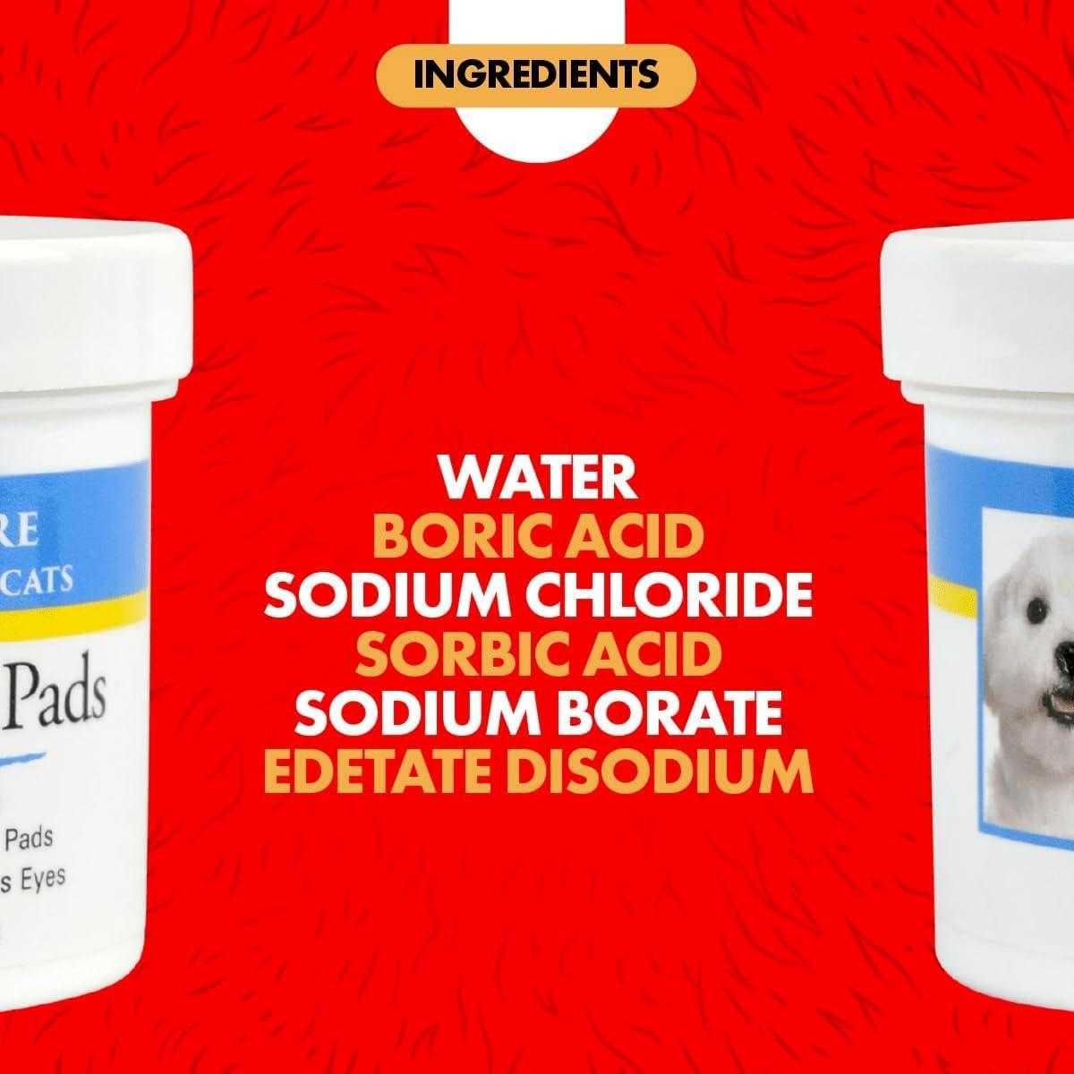 Toallitas Oculares Miracle Care para Perros y Gatos 90 Unidades