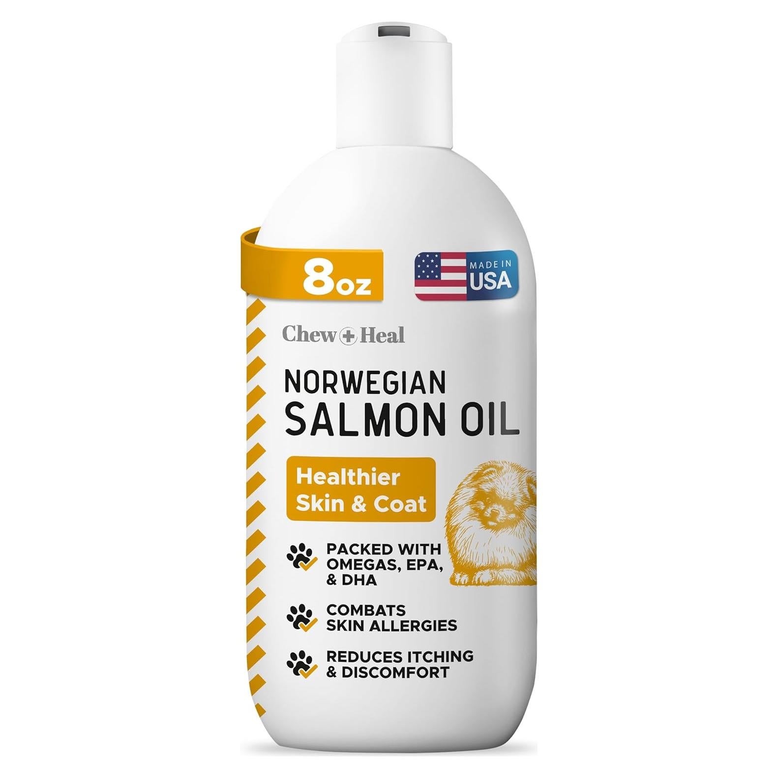 Aceite de Salmón Chew + Heal 226g Omega 3 para Perros