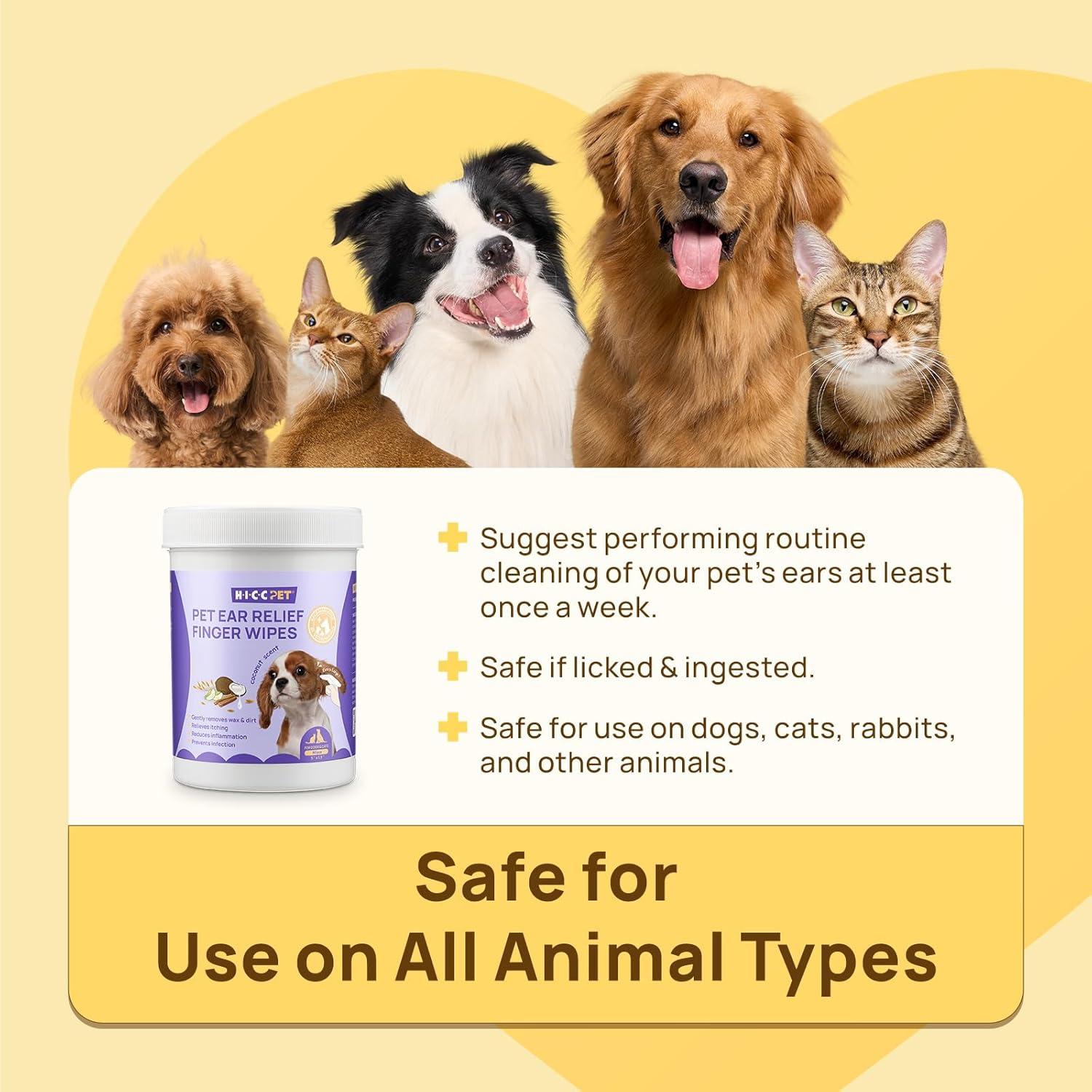 Toallitas para Oídos HICC PET 50 Unidades Aroma Coco