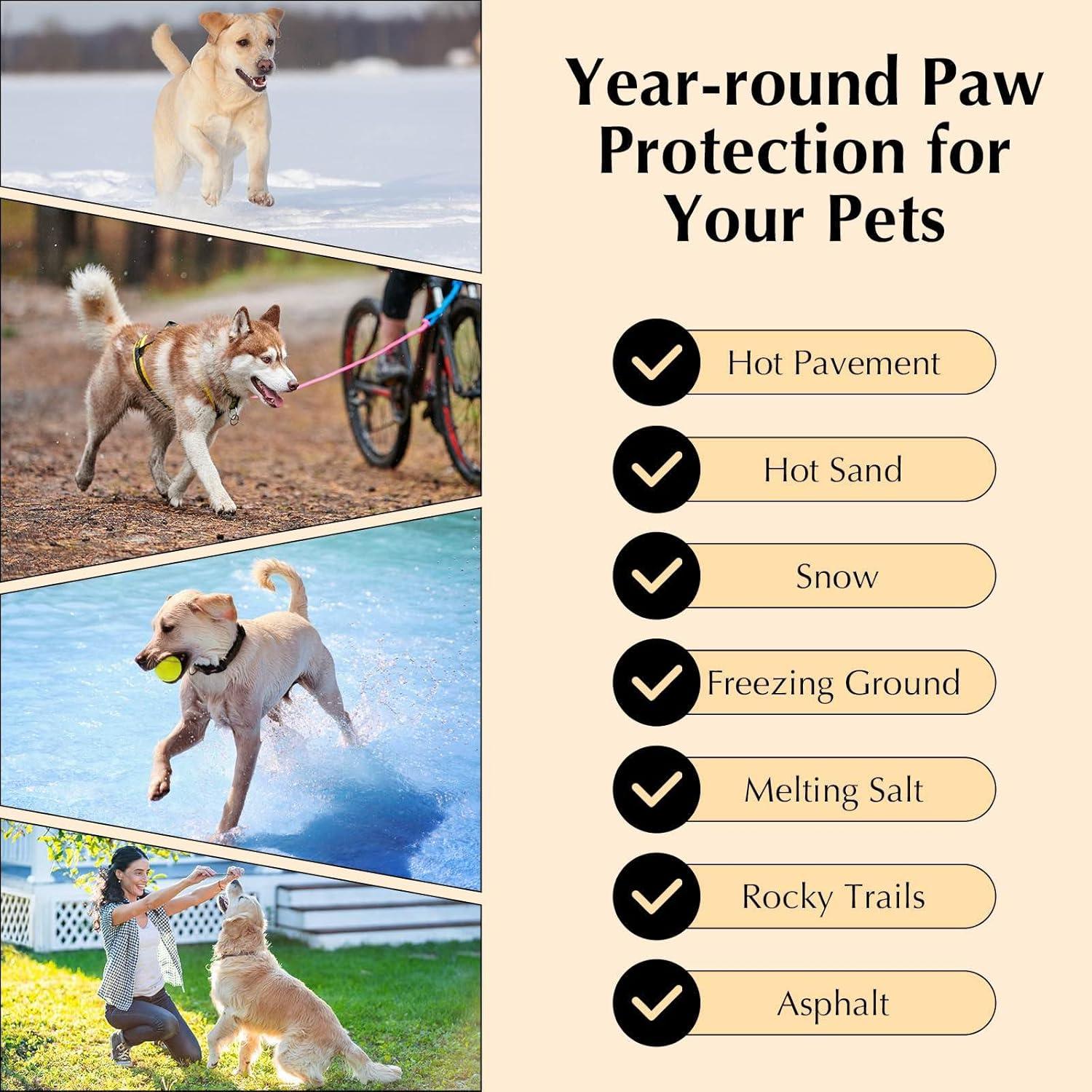 Bálsamo Natural para Patas de Perro Tinioey 2 Paquetes