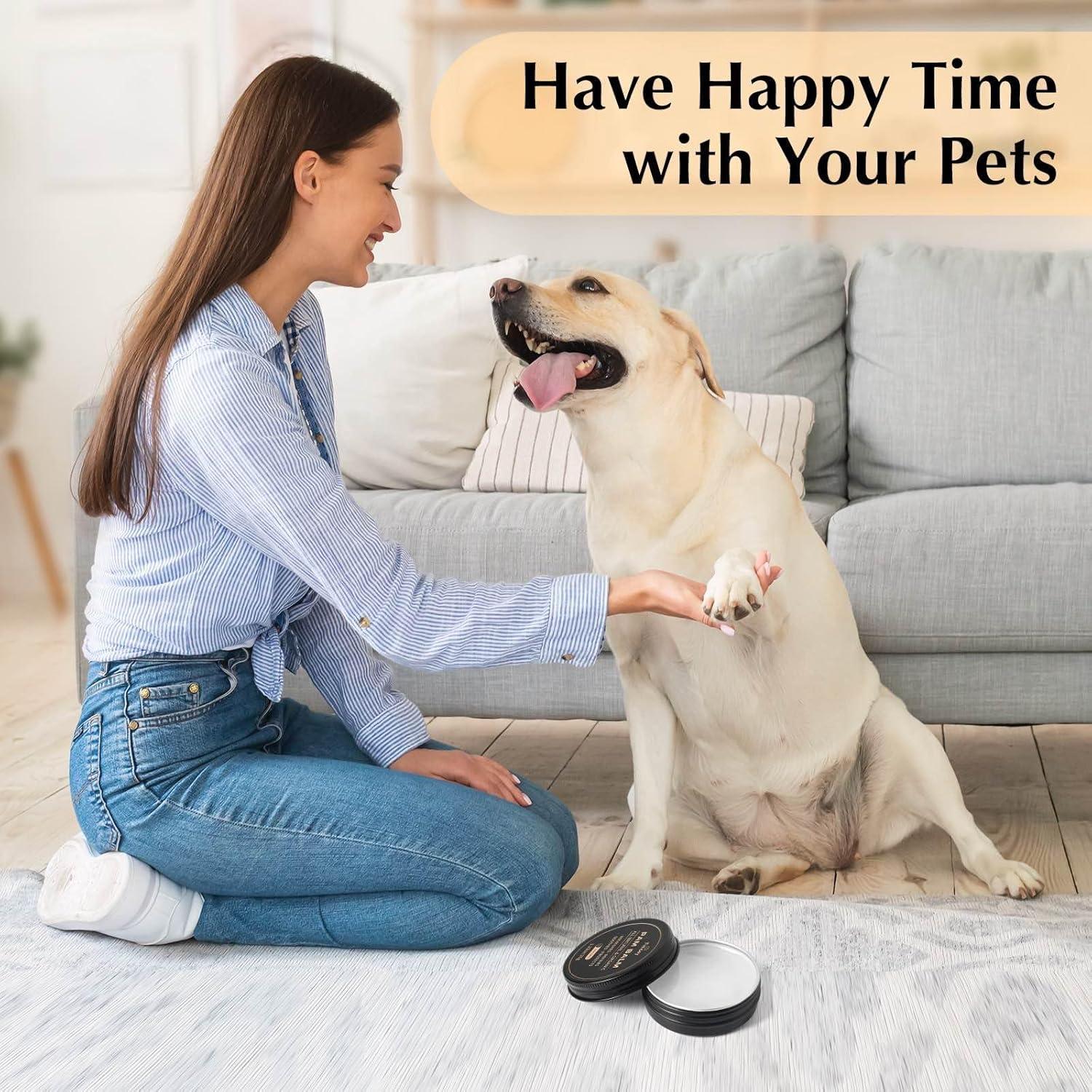 Bálsamo Natural para Patas de Perro Tinioey 2 Paquetes