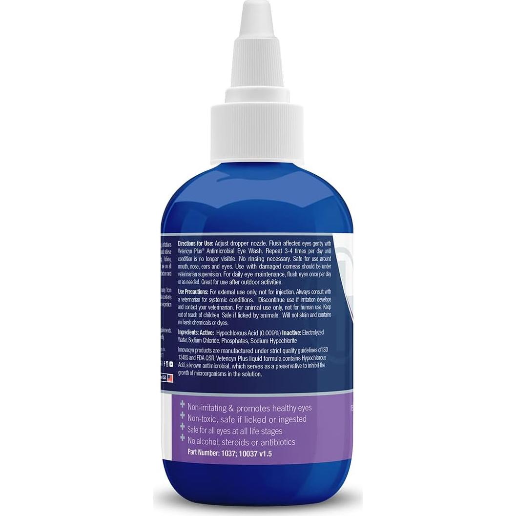 Vetericyn Plus Lavado de Ojos 85 ml para Perros y Gatos