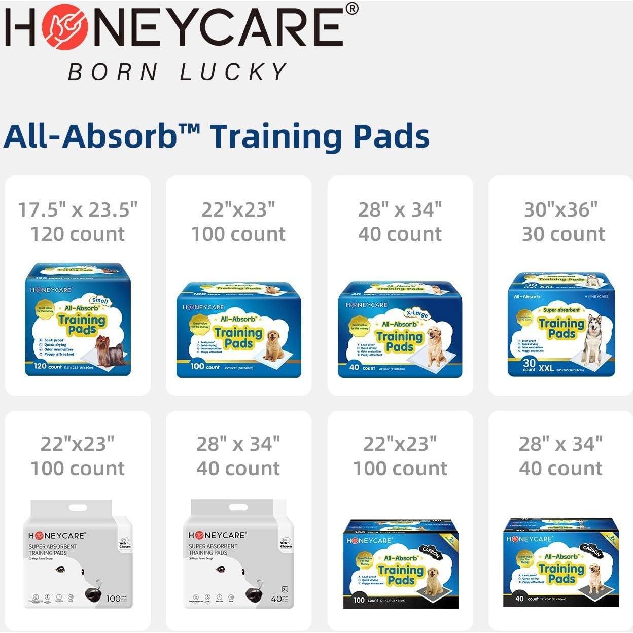 Almohadillas de Entrenamiento HONEY CARE 100ct L 56x59cm