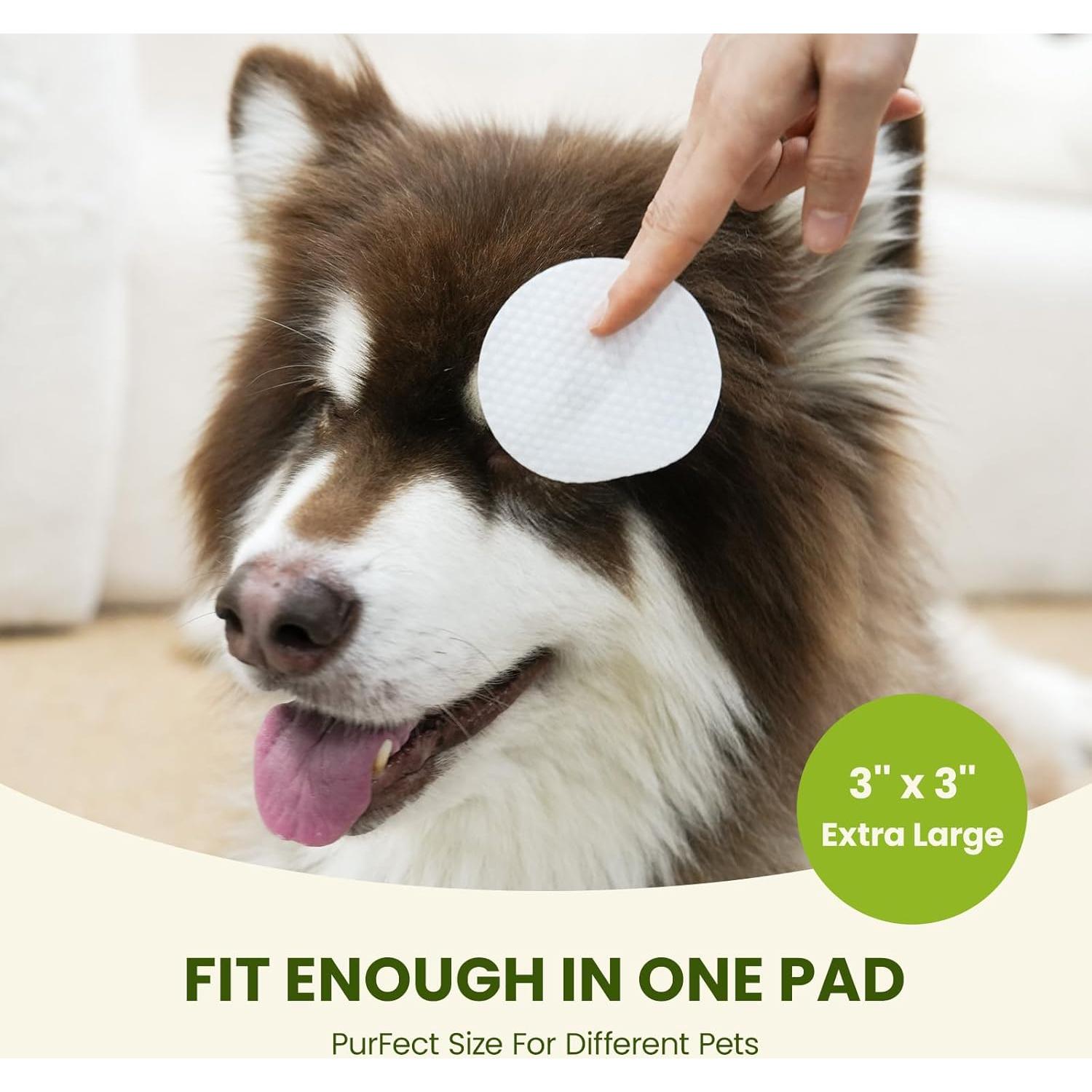 Toallitas para Ojos PawSono 100 PCS Hipoalergénicas