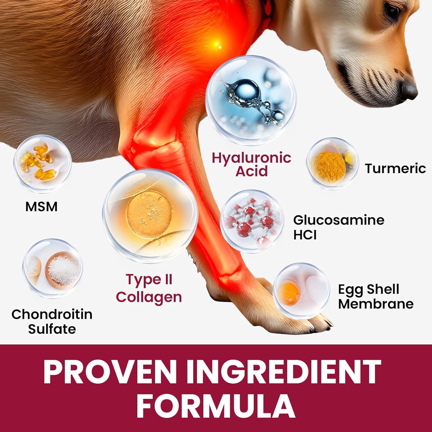 Suplemento de Glucosamina BuddyCheer para Perros 180 Chews