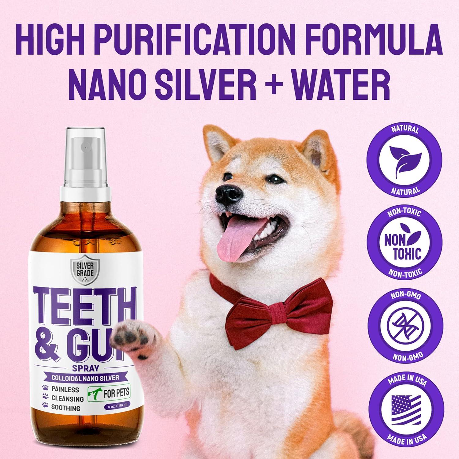 Spray Dental Silver Grade para Perros y Gatos 113g