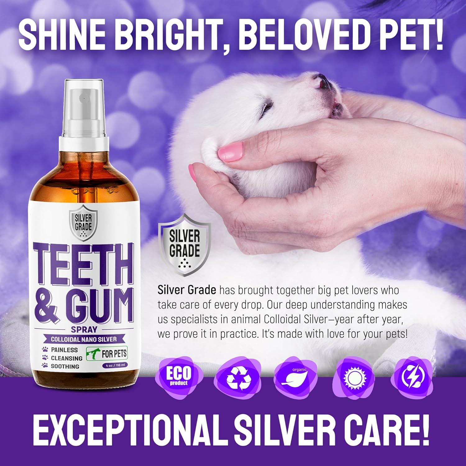 Spray Dental Silver Grade para Perros y Gatos 113g